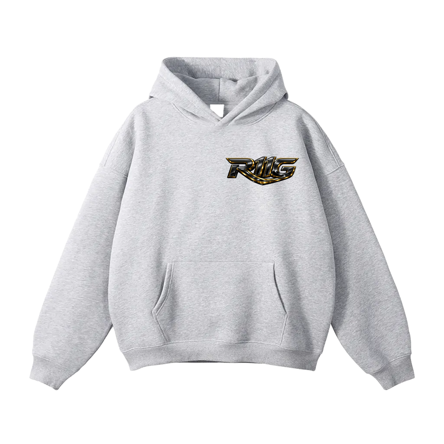 Ronnie Gray Oversize Fleeced Hoodie