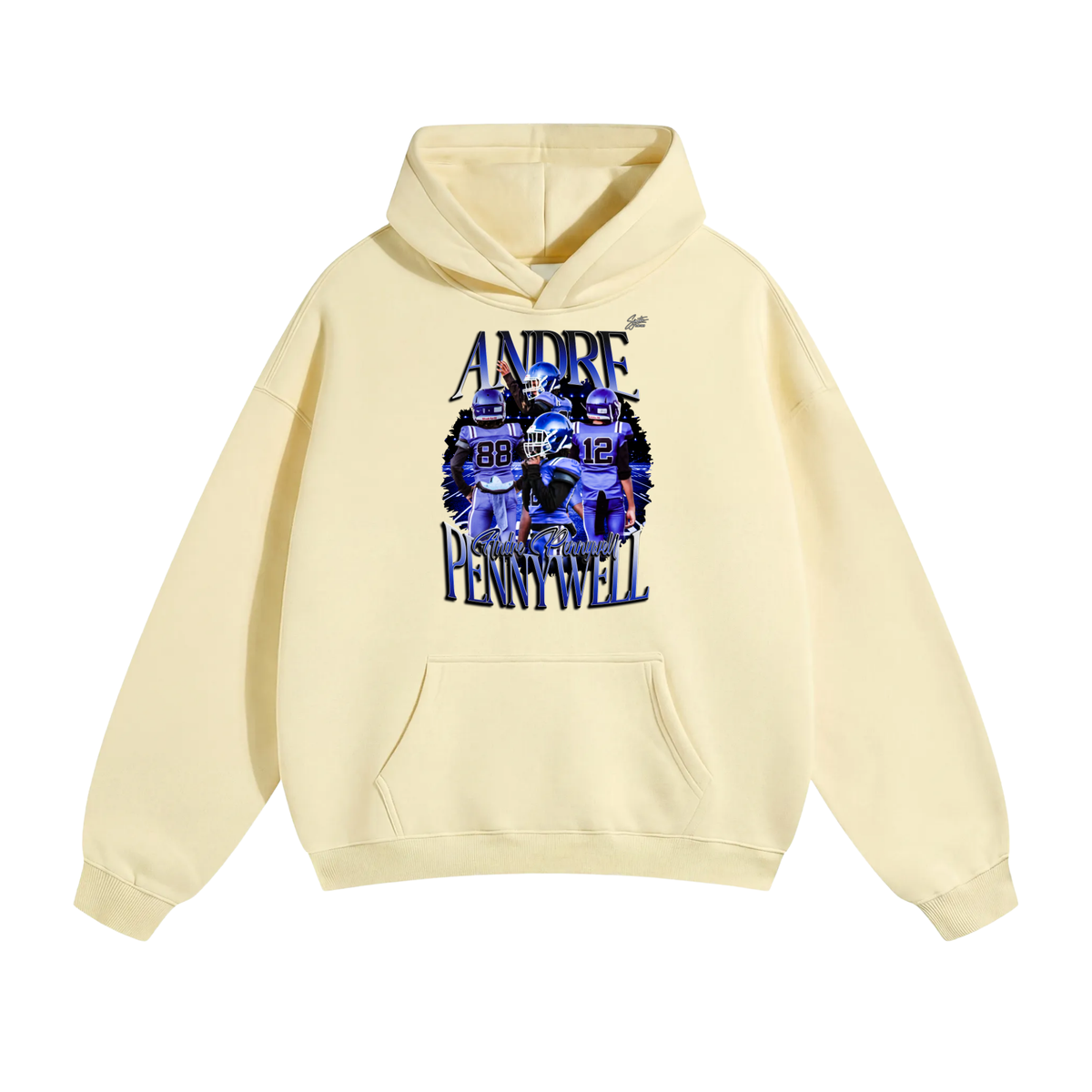 Andre Pennywell Oversize Fleeced Hoodie