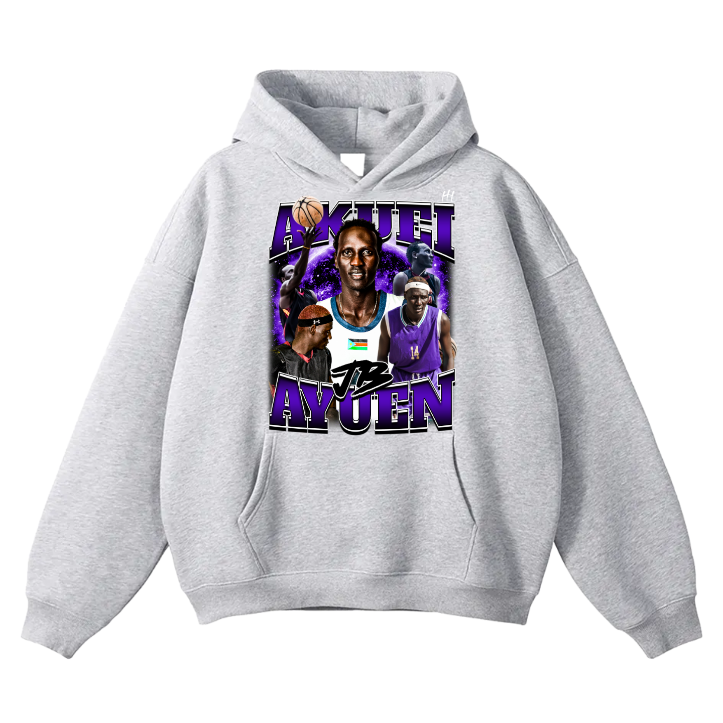 Akuei James Ayuen Oversize Fleeced Hoodie