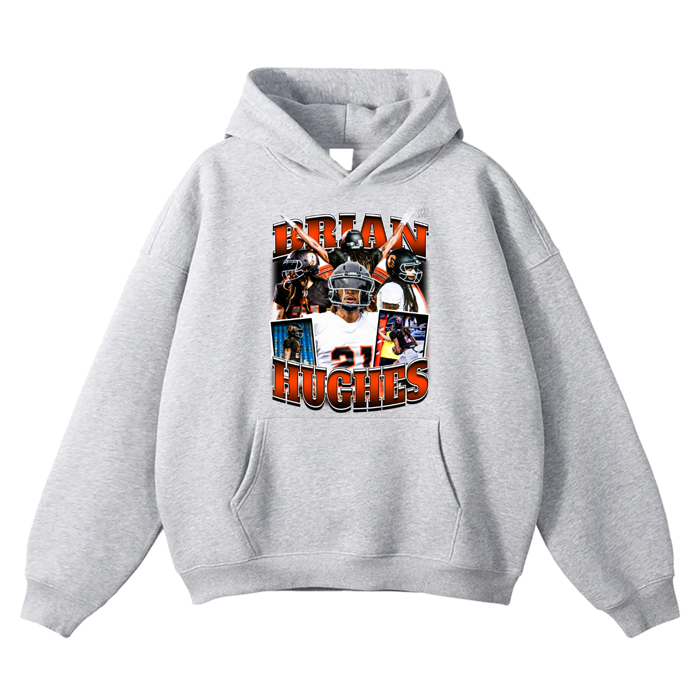 Brian Hughes Oversize Fleeced Hoodie