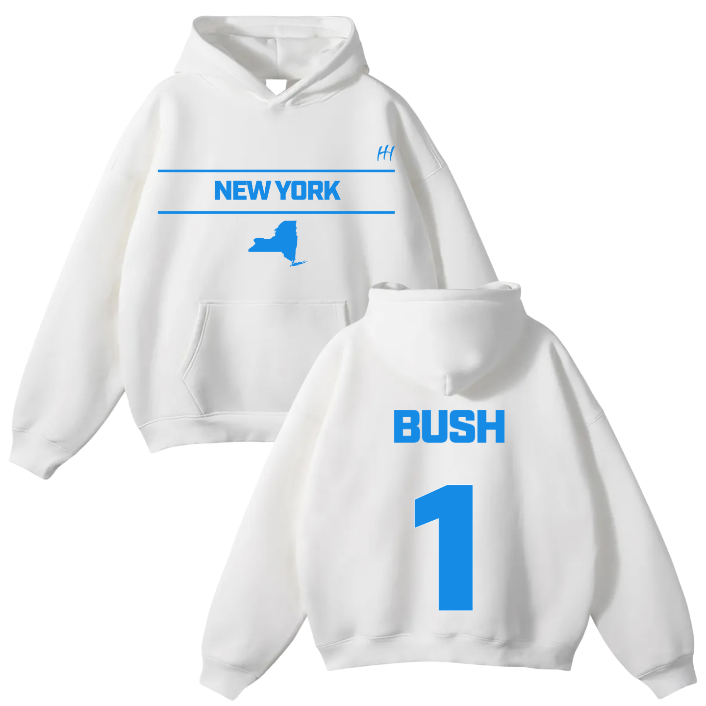 Zyquille Bush Oversize Fleeced Hoodie