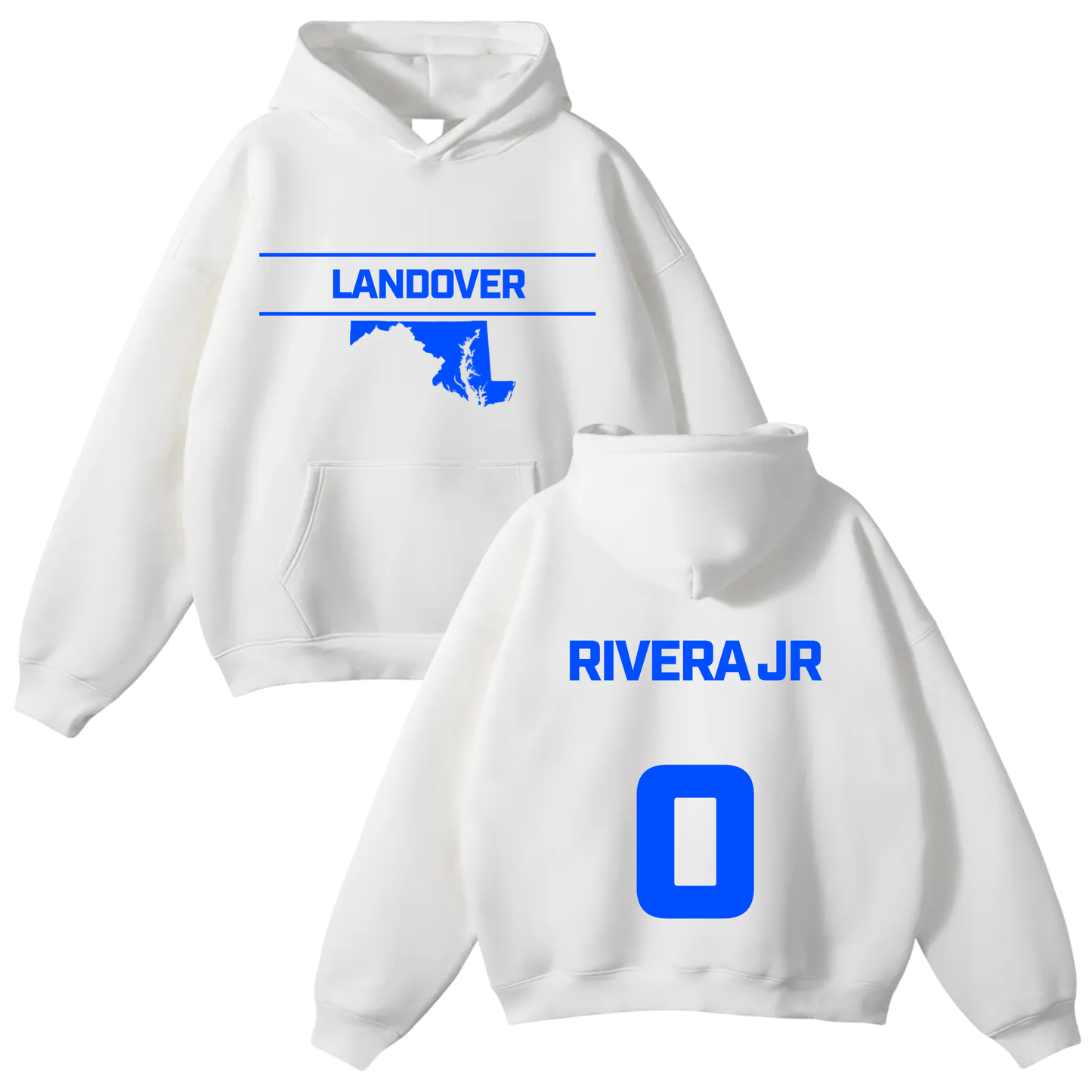 Willie Rivera Jr Oversize Fleeced Hoodie