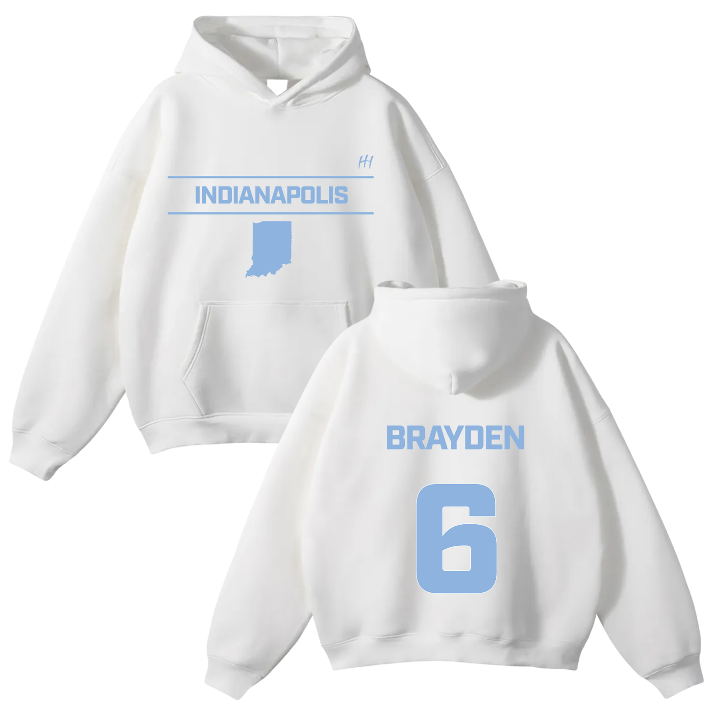 Brayden Coffey Oversize Fleeced Hoodie