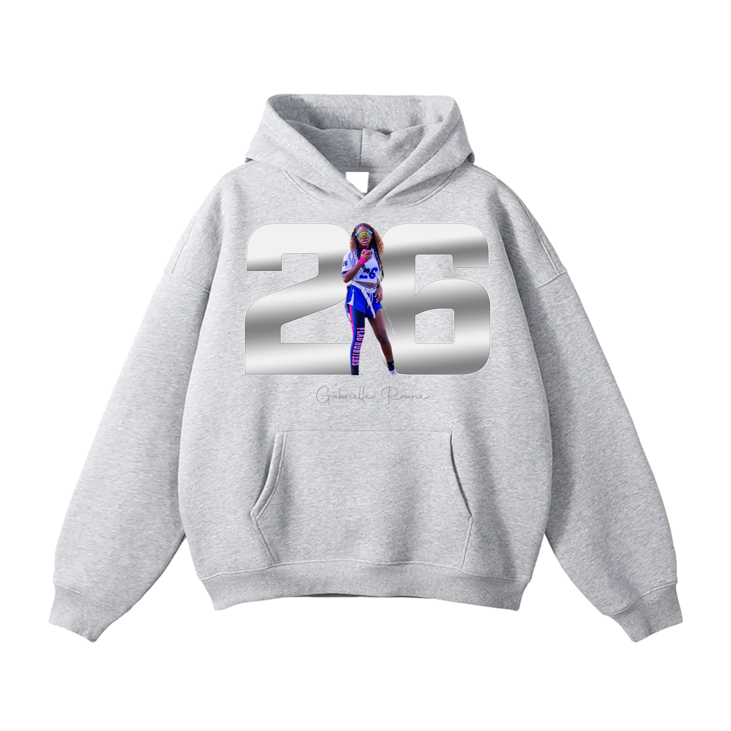 Gabrielle Roane Oversize Fleeced Hoodie