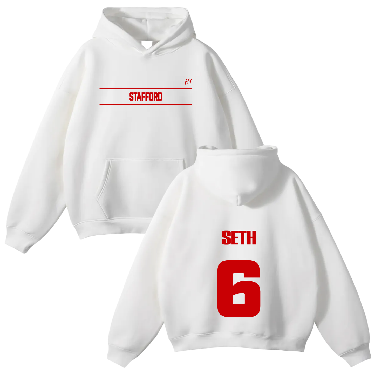 Seth Sanusi Oversize Fleeced Hoodie