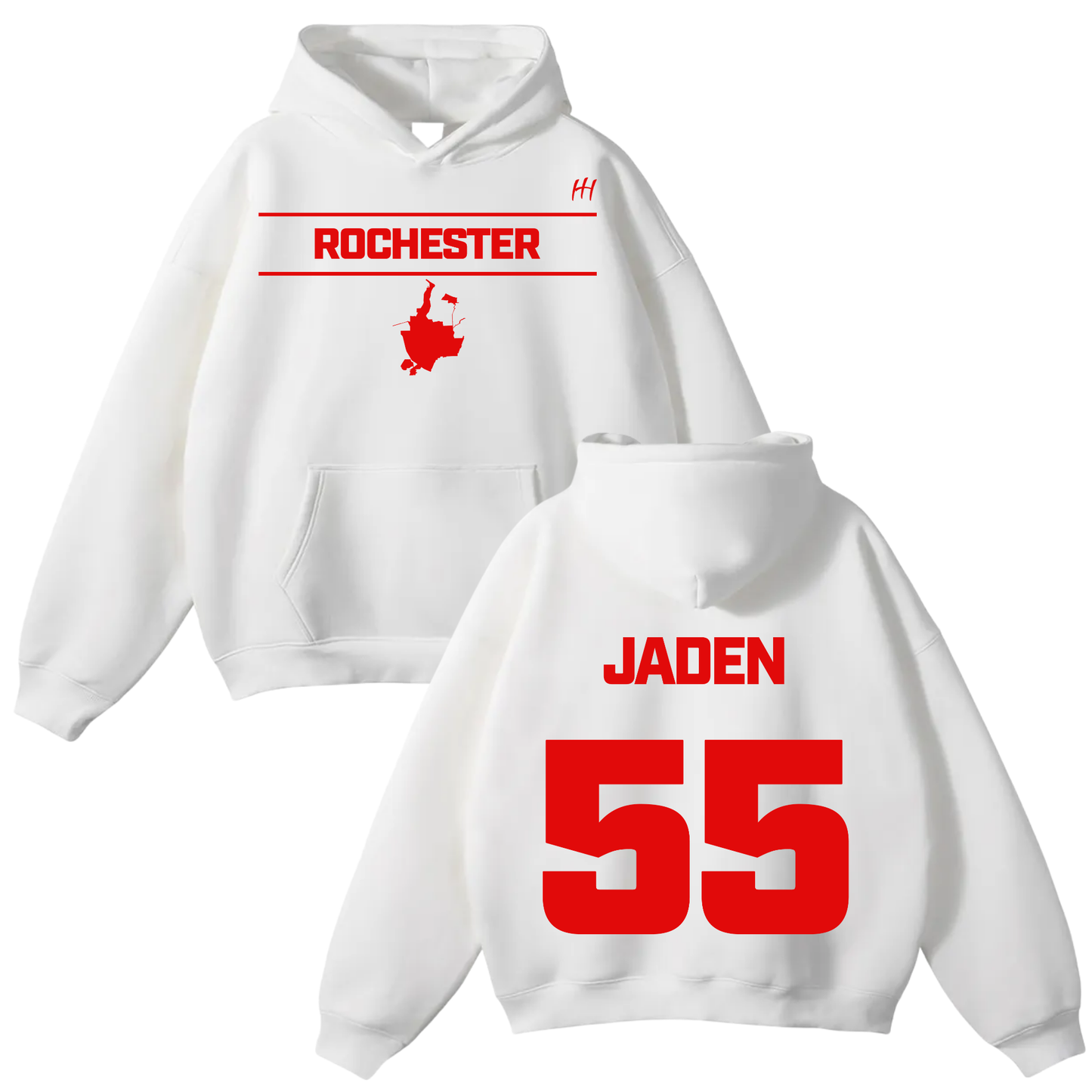 Jaden Leon Oversize Fleeced Hoodie