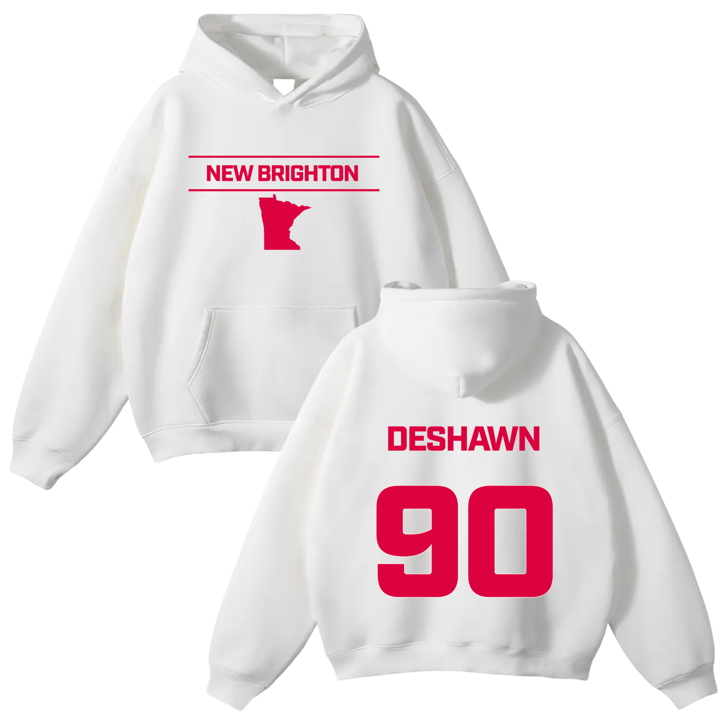 Deshawn Armstrong Shawno Oversize Fleeced Hoodie