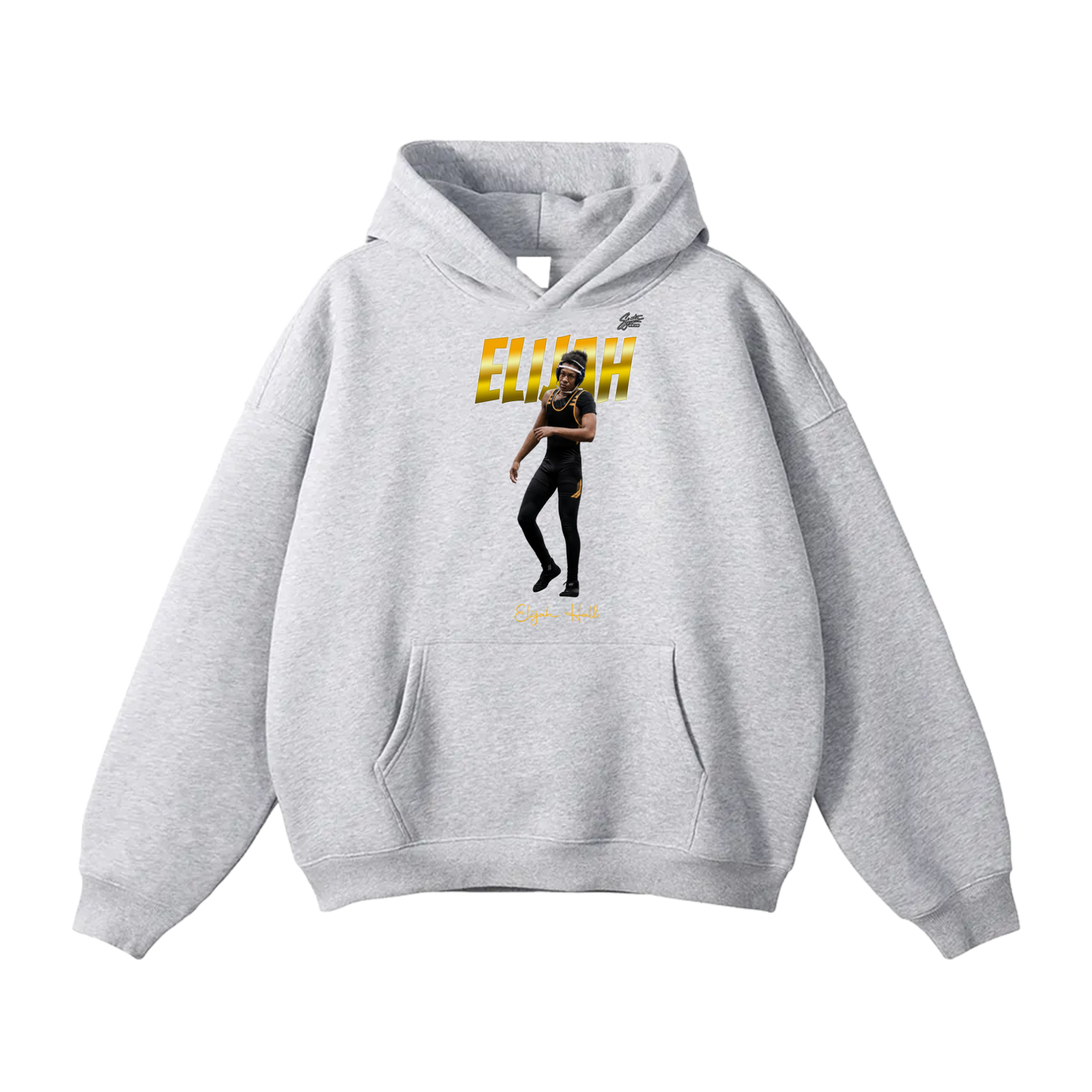 Elijah Hall Oversize Fleeced Hoodie
