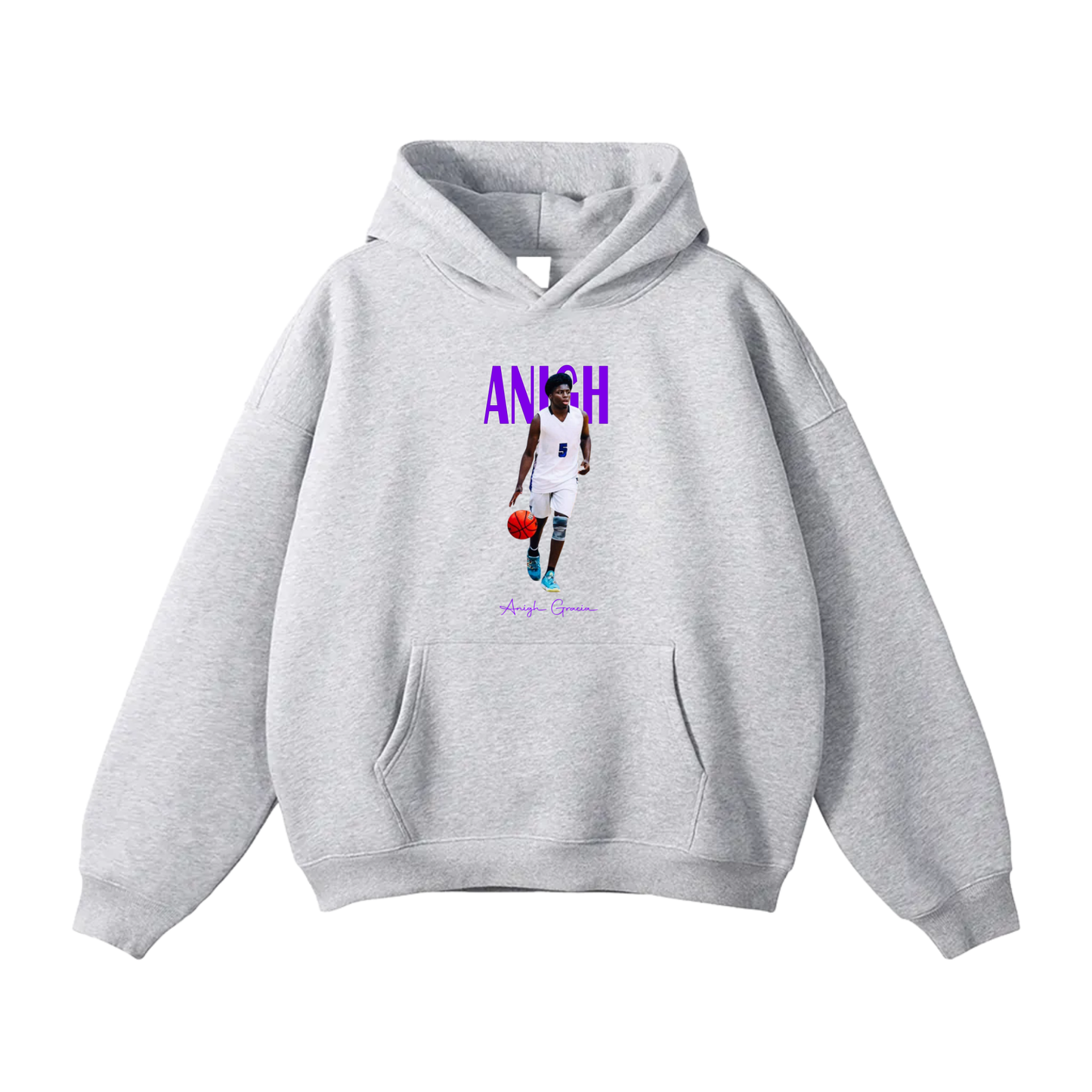 Anigh Gracia Oversize Fleeced Hoodie