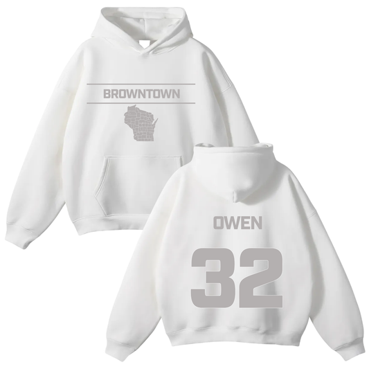 Owen Hopkins Oversize Fleeced Hoodie