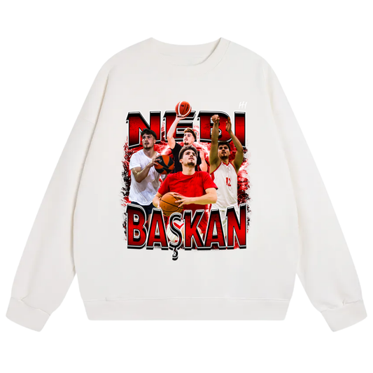 Nebi Başkan Heavyweight Crewneck Sweatshirt
