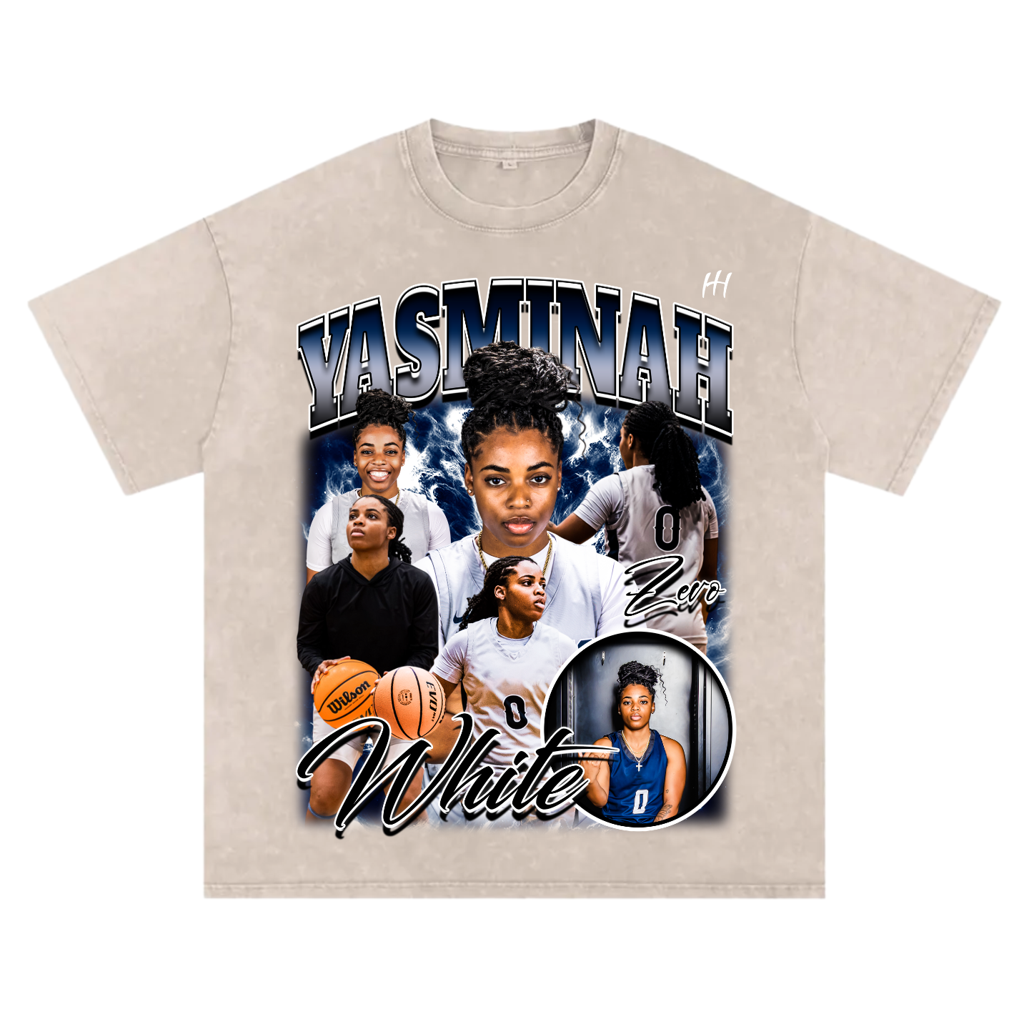 Yasminah White Oversized T-shirt