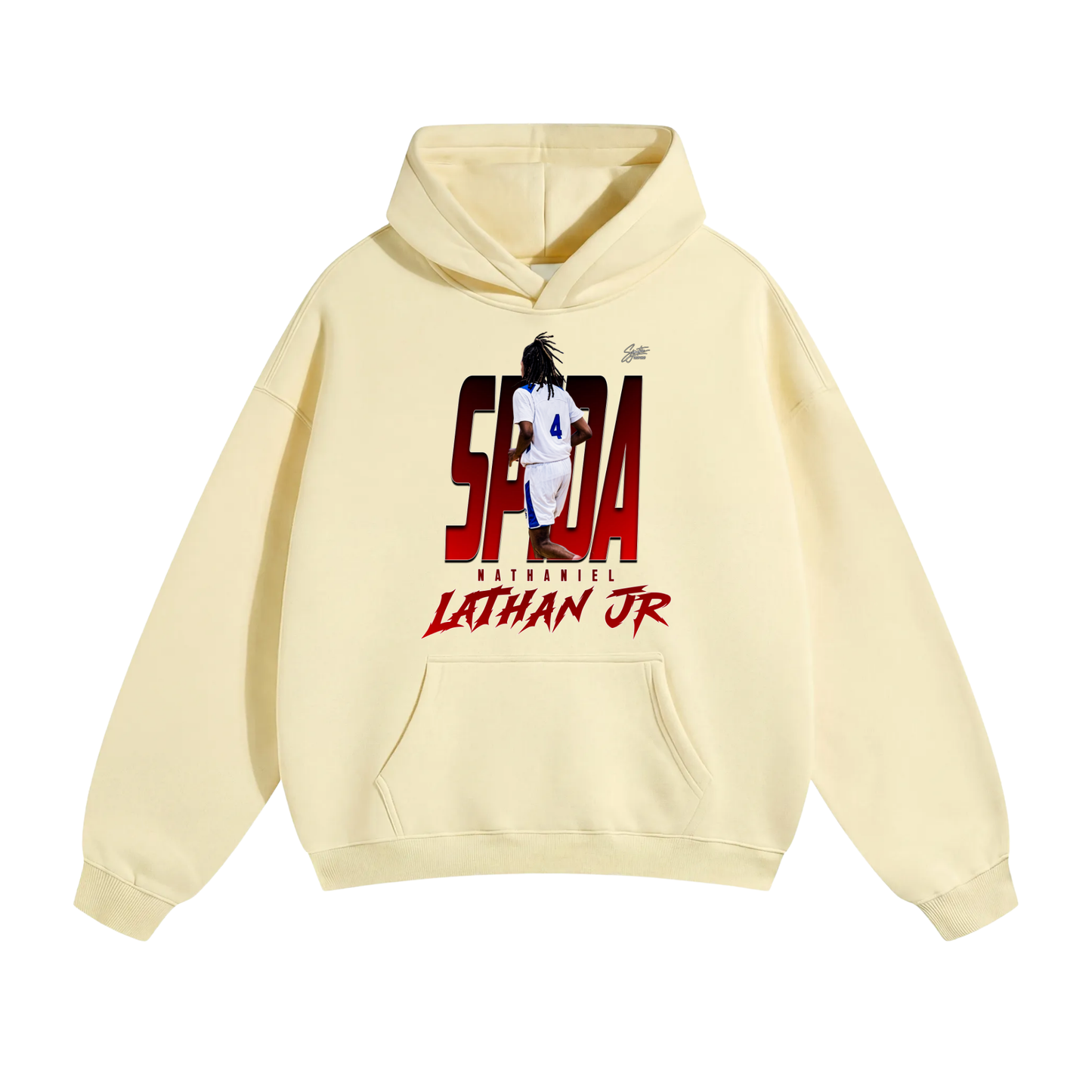 Nathaniel Lathan Jr Oversize Fleeced Hoodie