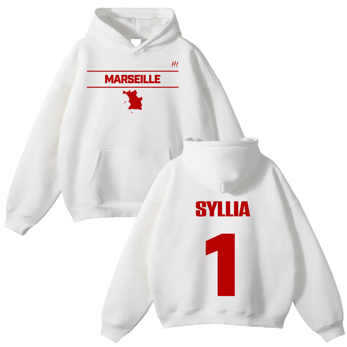 Syllia Anthony Oversize Fleeced Hoodie