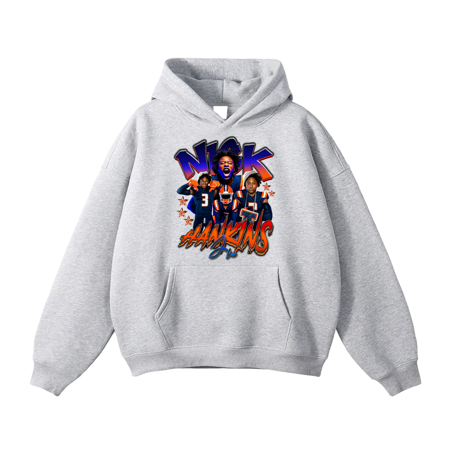 Nick Hankins Jr Oversize Fleeced Hoodie