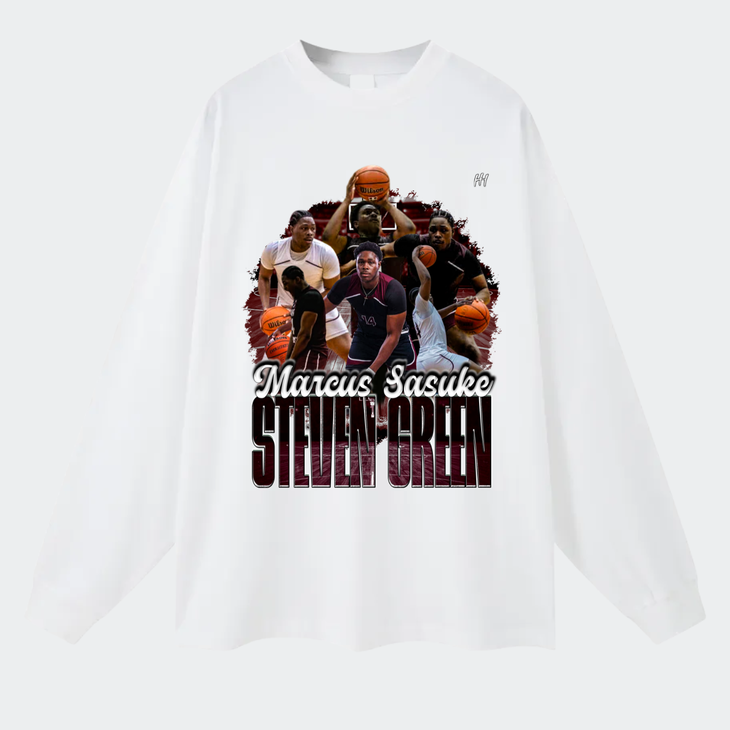 Marcus Sasuke-Steven Green Long Sleeve Tee