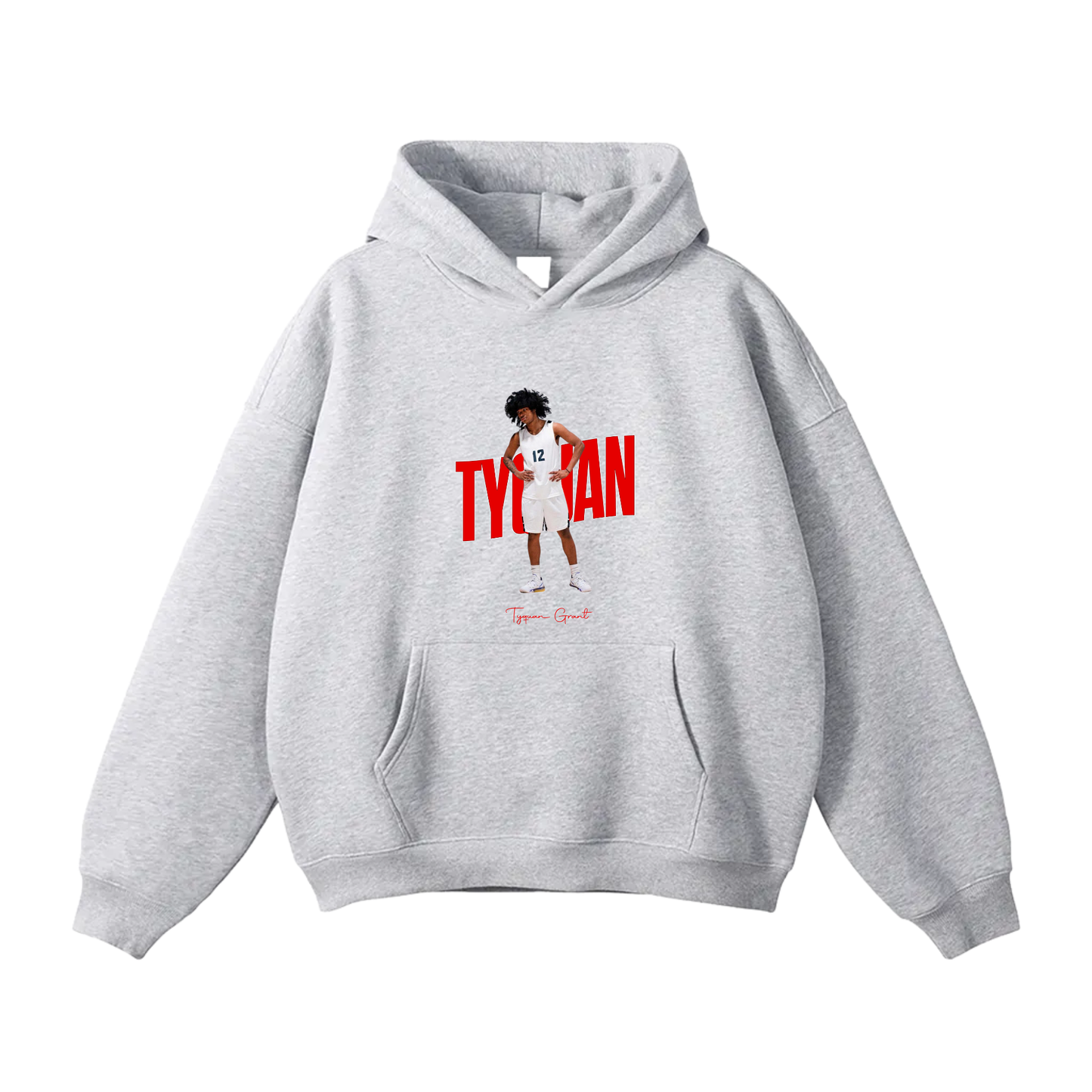 Tyquan Grant Oversize Fleeced Hoodie