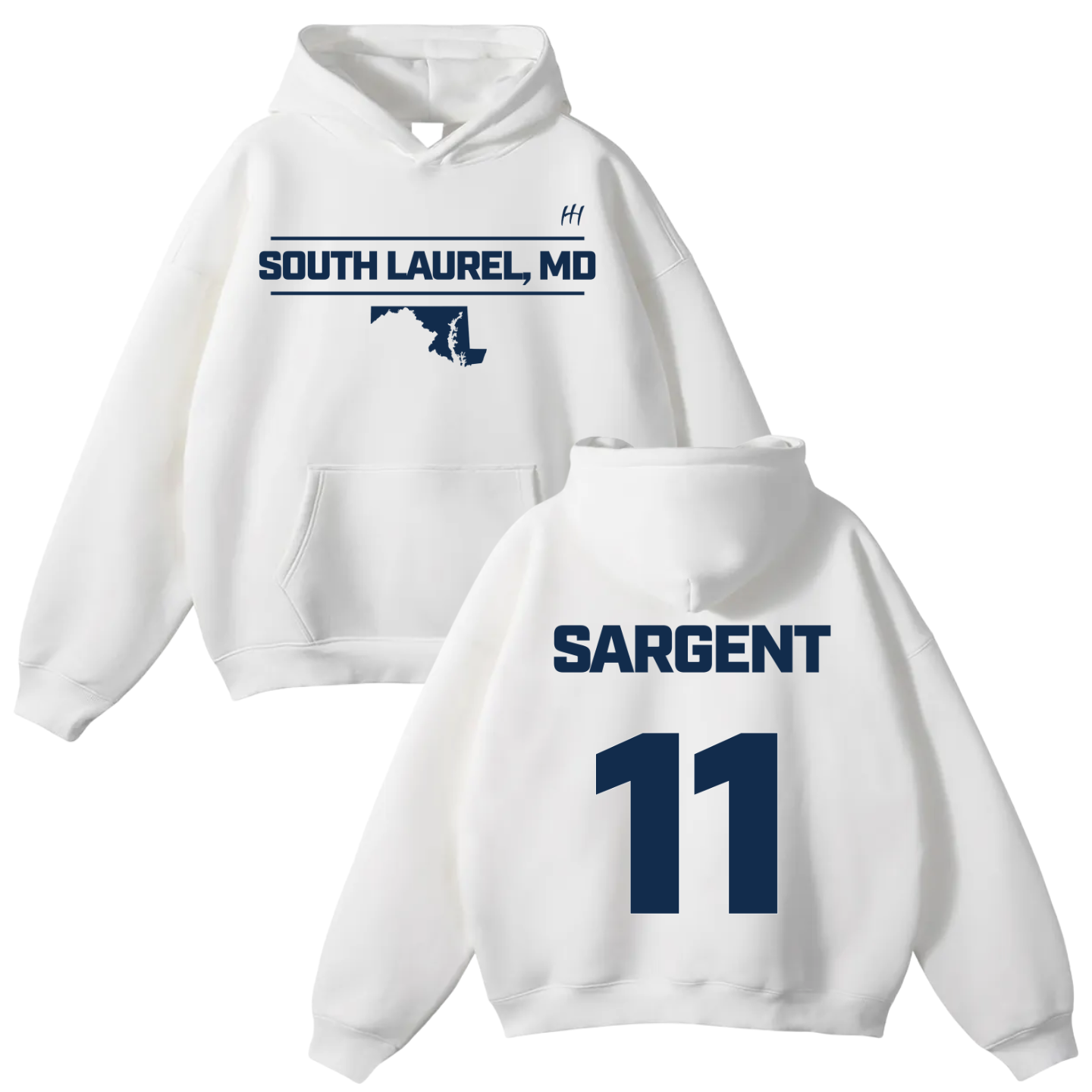 JeVaughn Sargent Oversize Fleeced Hoodie