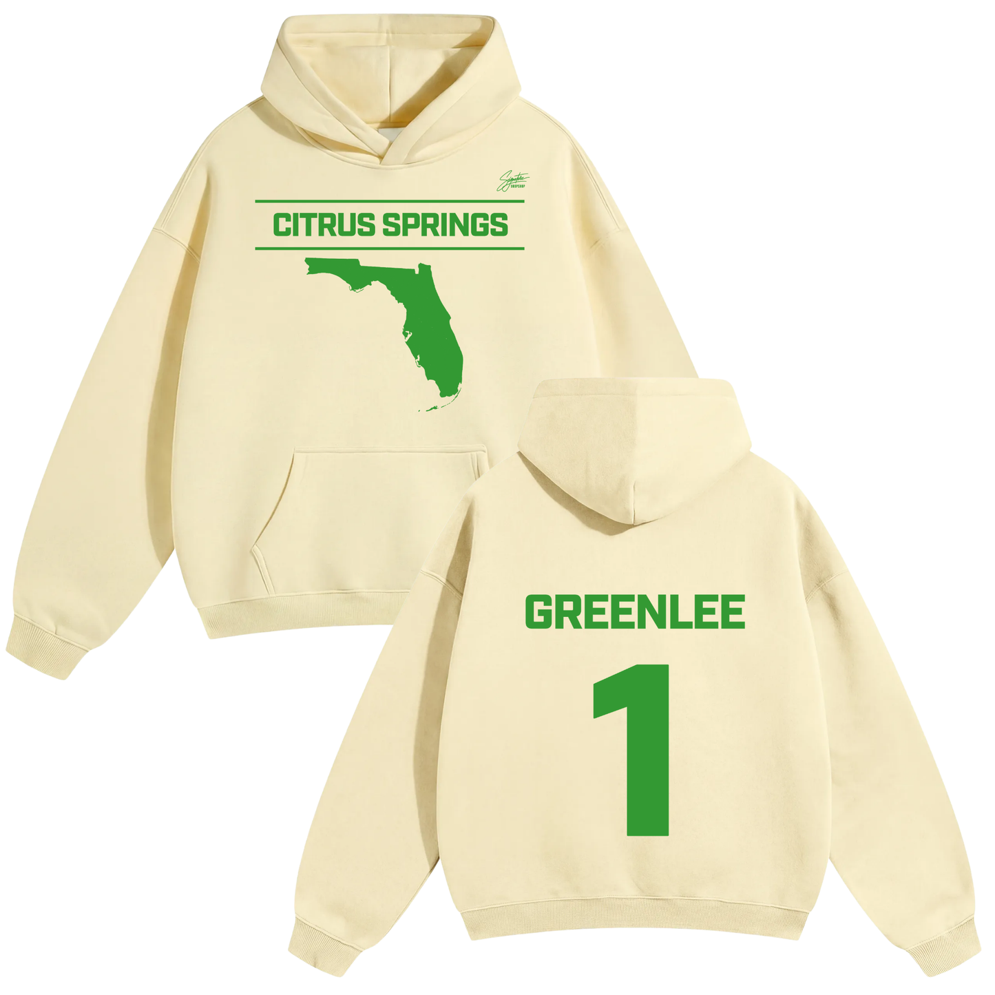 Travaun Greenlee Oversize Fleeced Hoodie