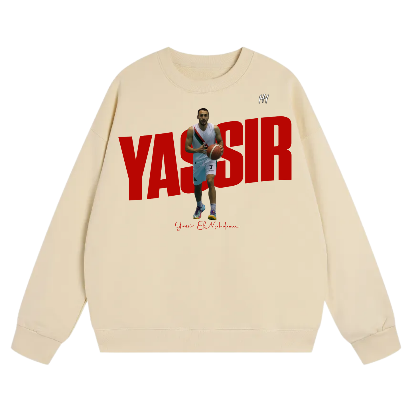 El mahdaoui Yassir  Heavyweight Crewneck Sweatshirt