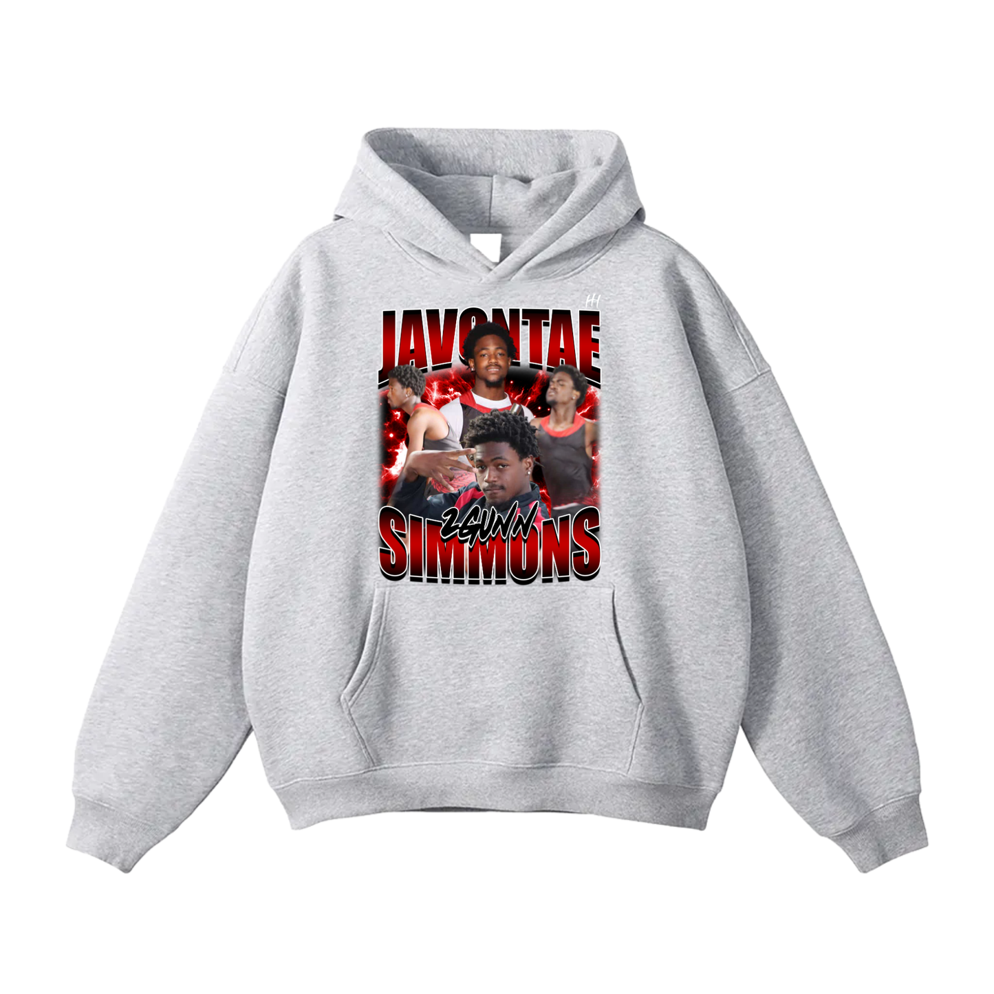 Javontae Simmons Oversize Fleeced Hoodie