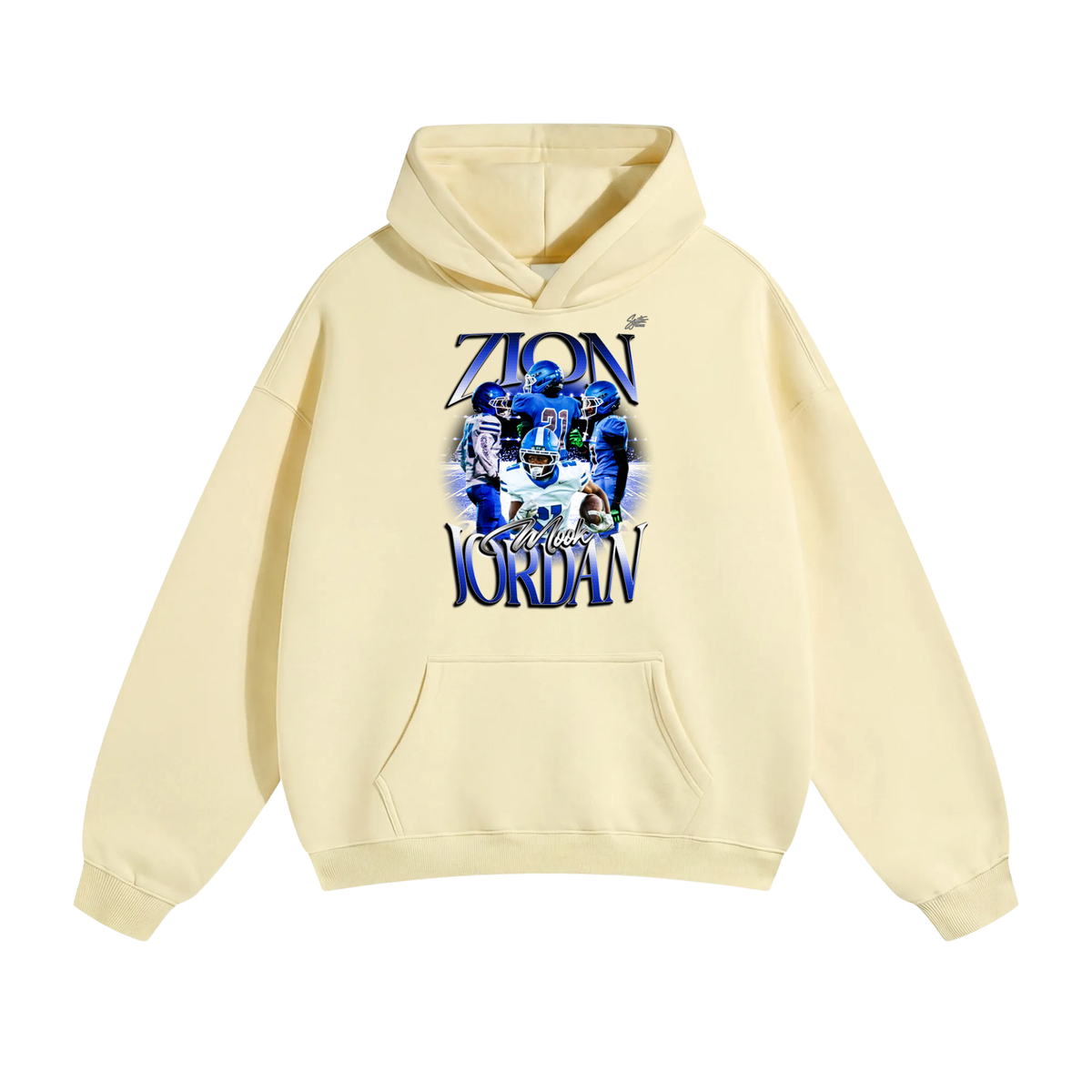 Zion Jordan Oversize Fleeced Hoodie