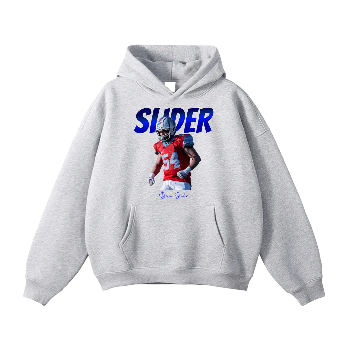 Ben Slider Oversize Fleeced Hoodie