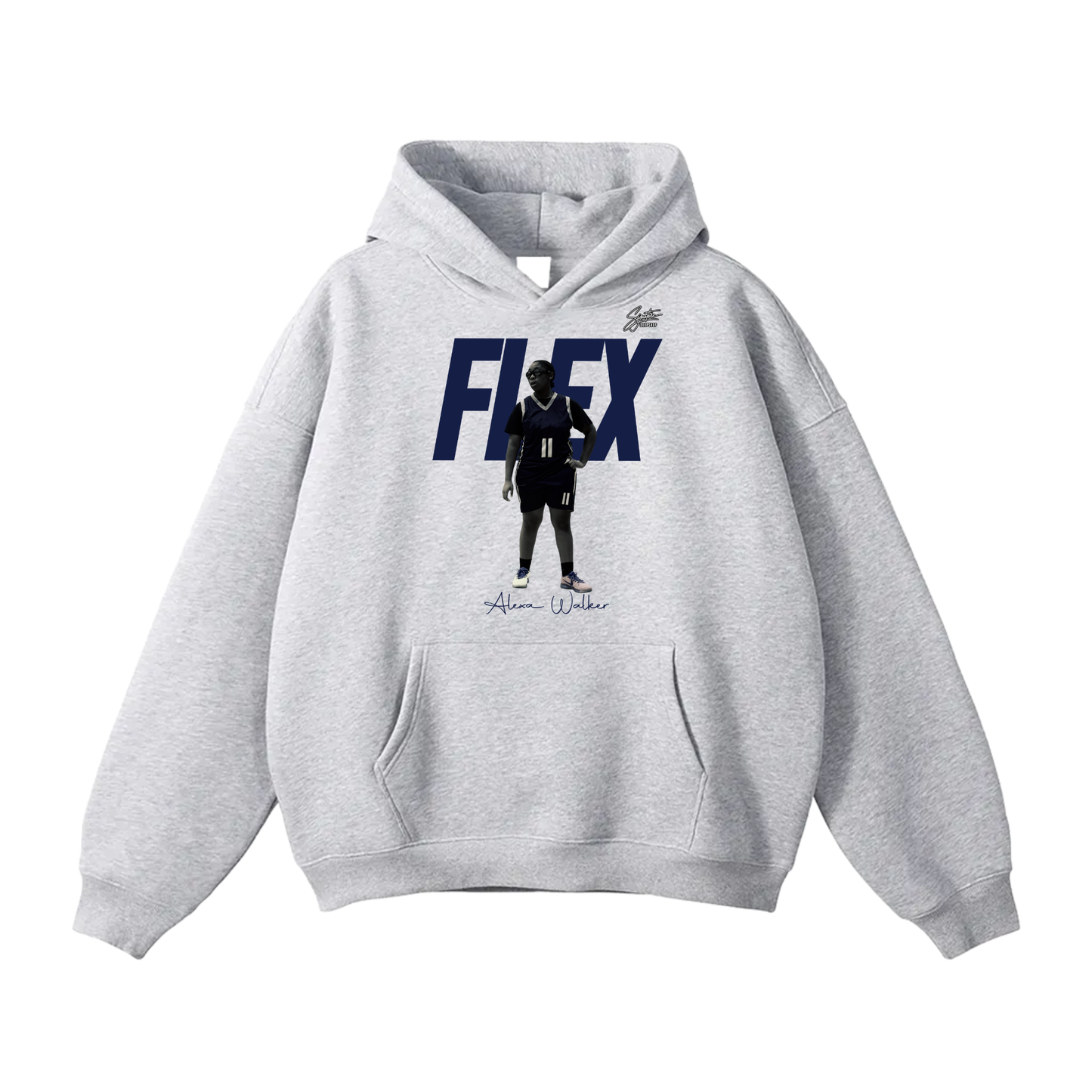 Alexa Walker Oversize Fleeced Hoodie