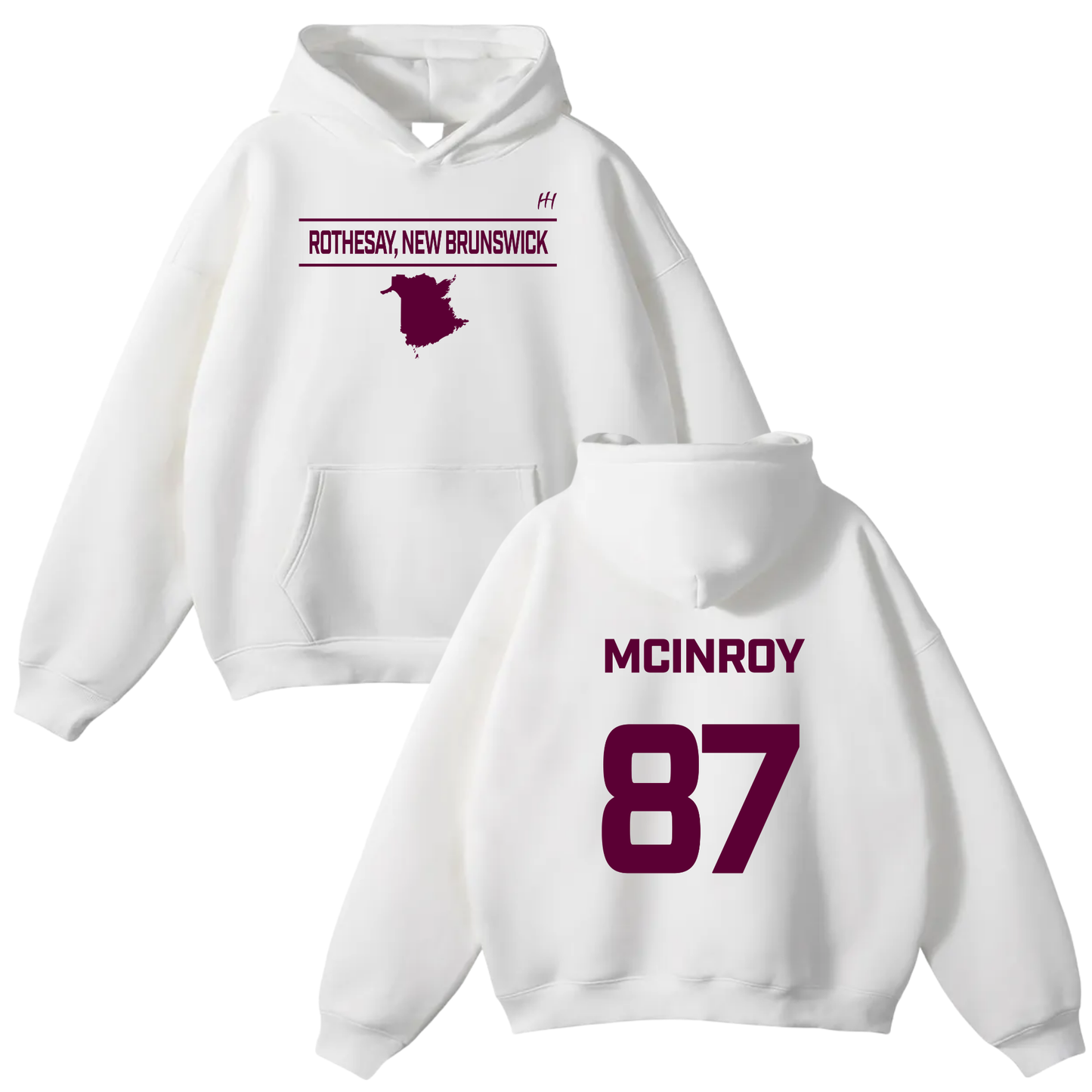 Gabe McInroy Oversize Fleeced Hoodie