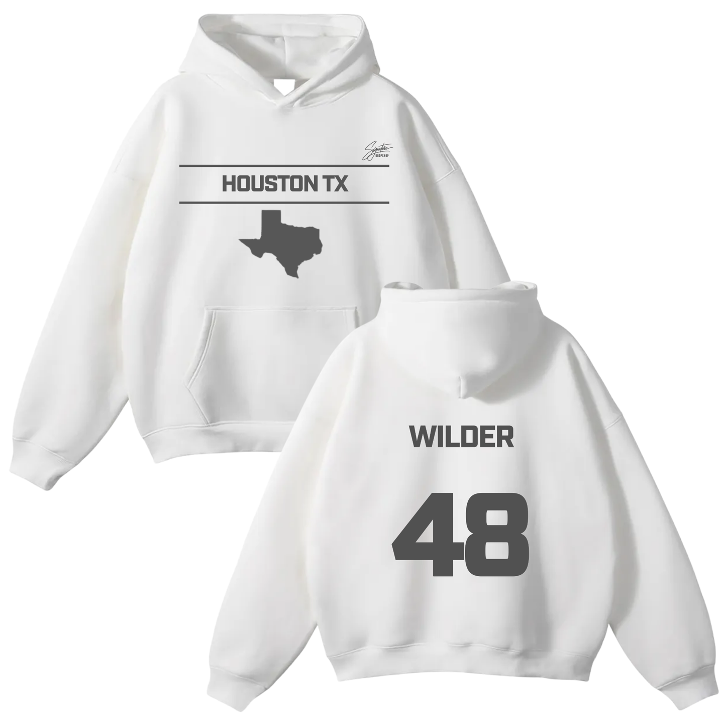 Javian Wilder Oversize Fleeced Hoodie
