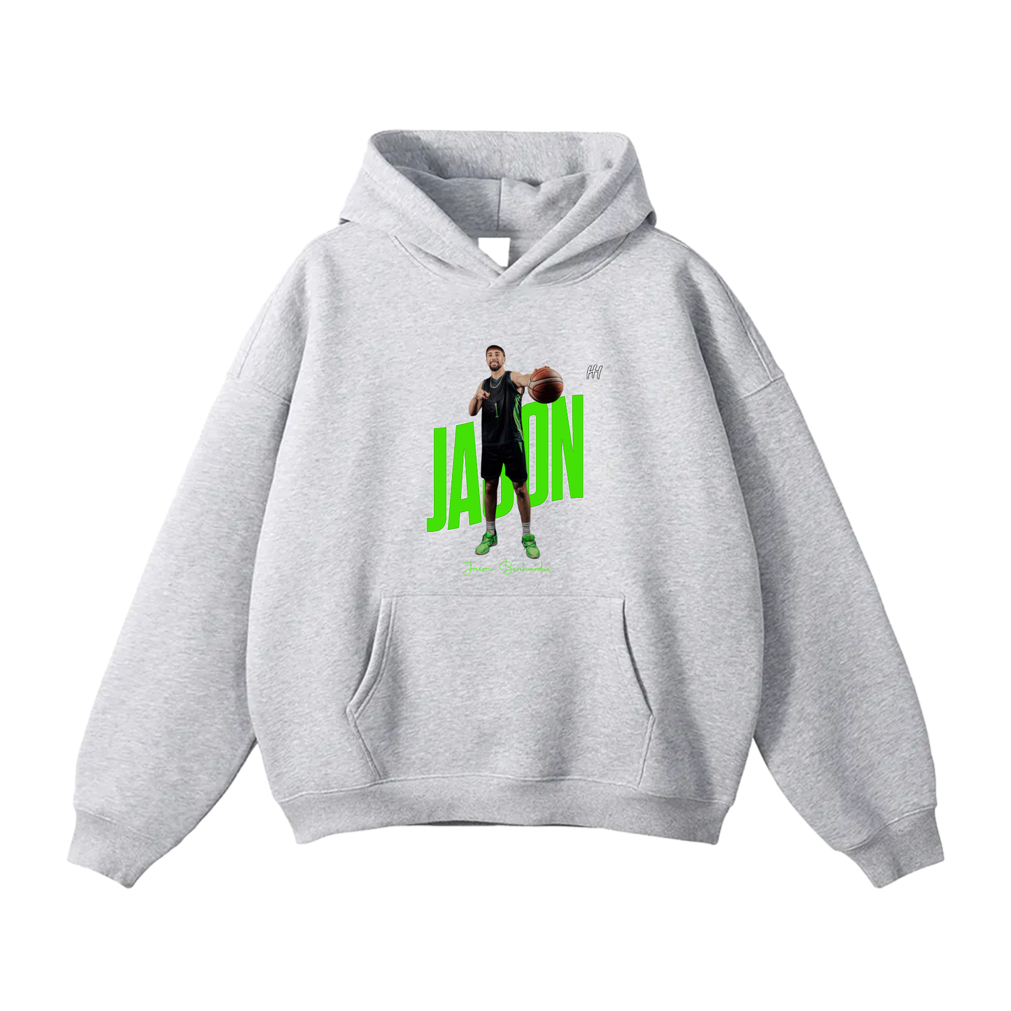 Jason Benhardus Oversize Fleeced Hoodie