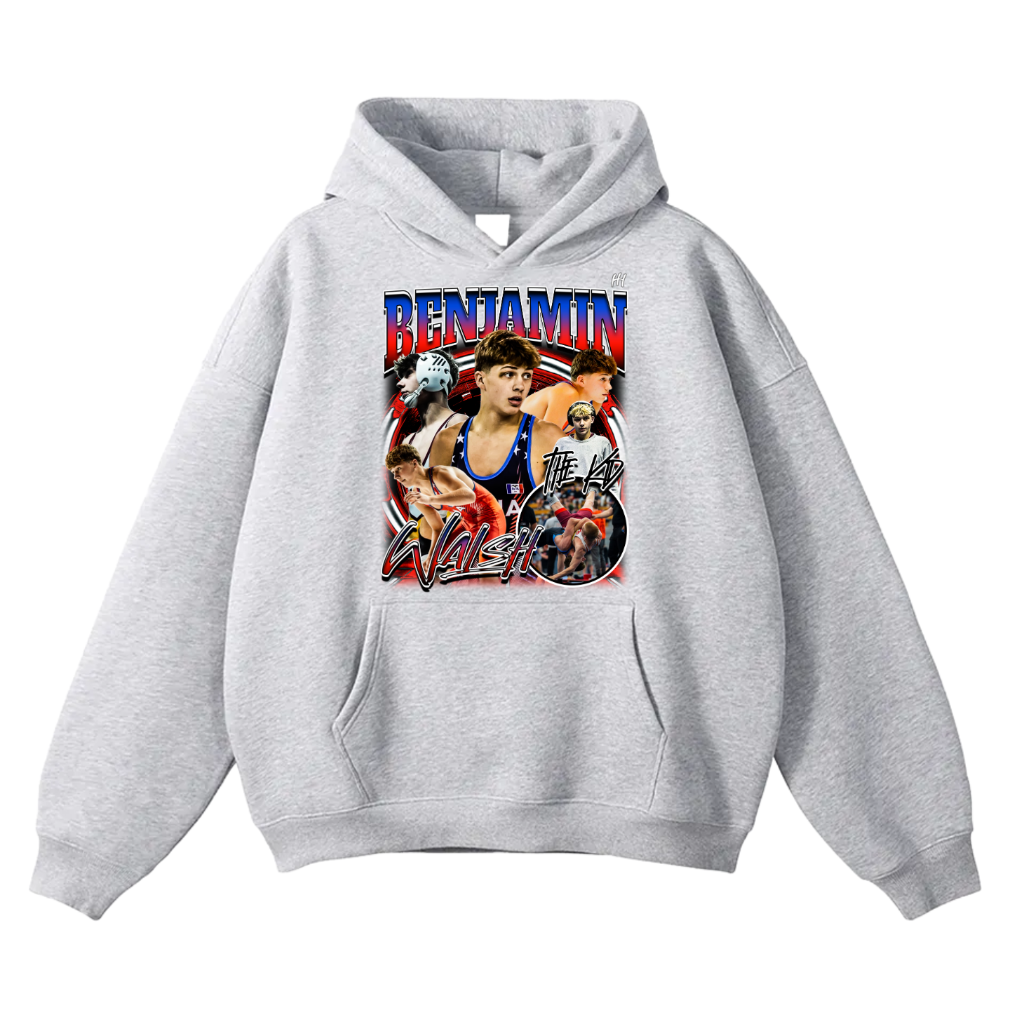 Benjamin Walsh Oversize Fleeced Hoodie