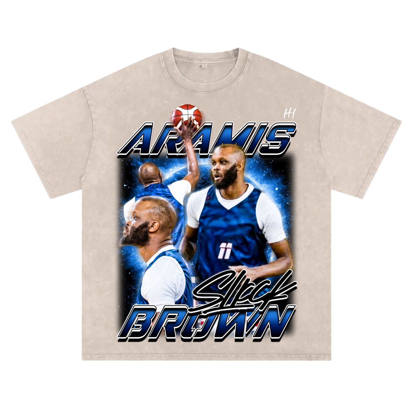 Aramis Brown Oversized T-shirt
