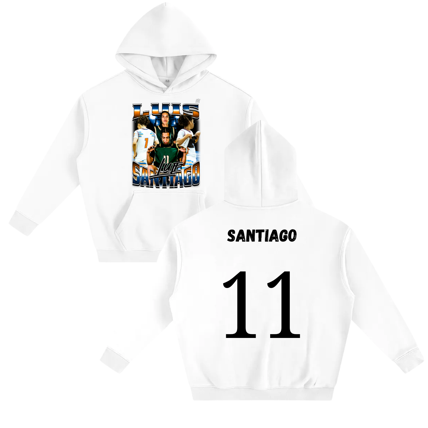 Luis Santiago Oversize Fleeced Hoodie