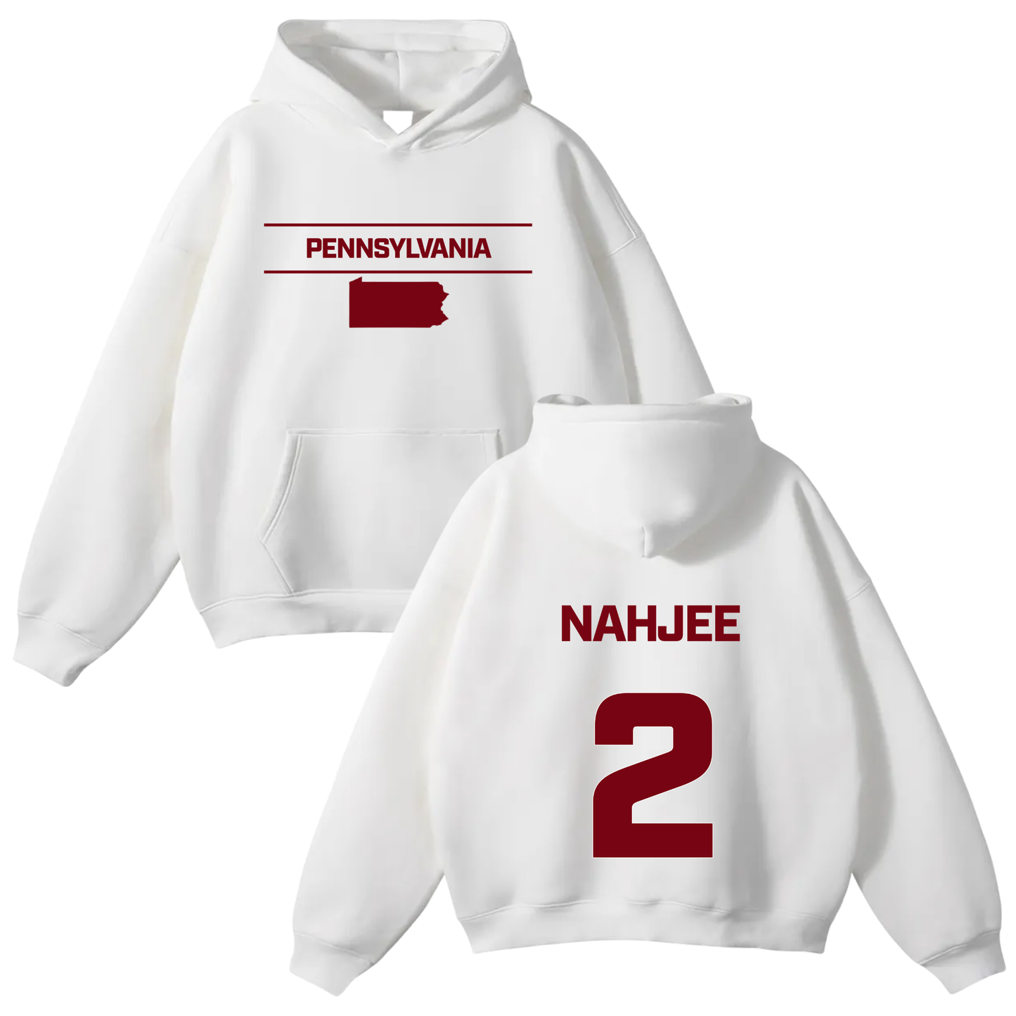 Nahjee Adams Oversize Fleeced Hoodie