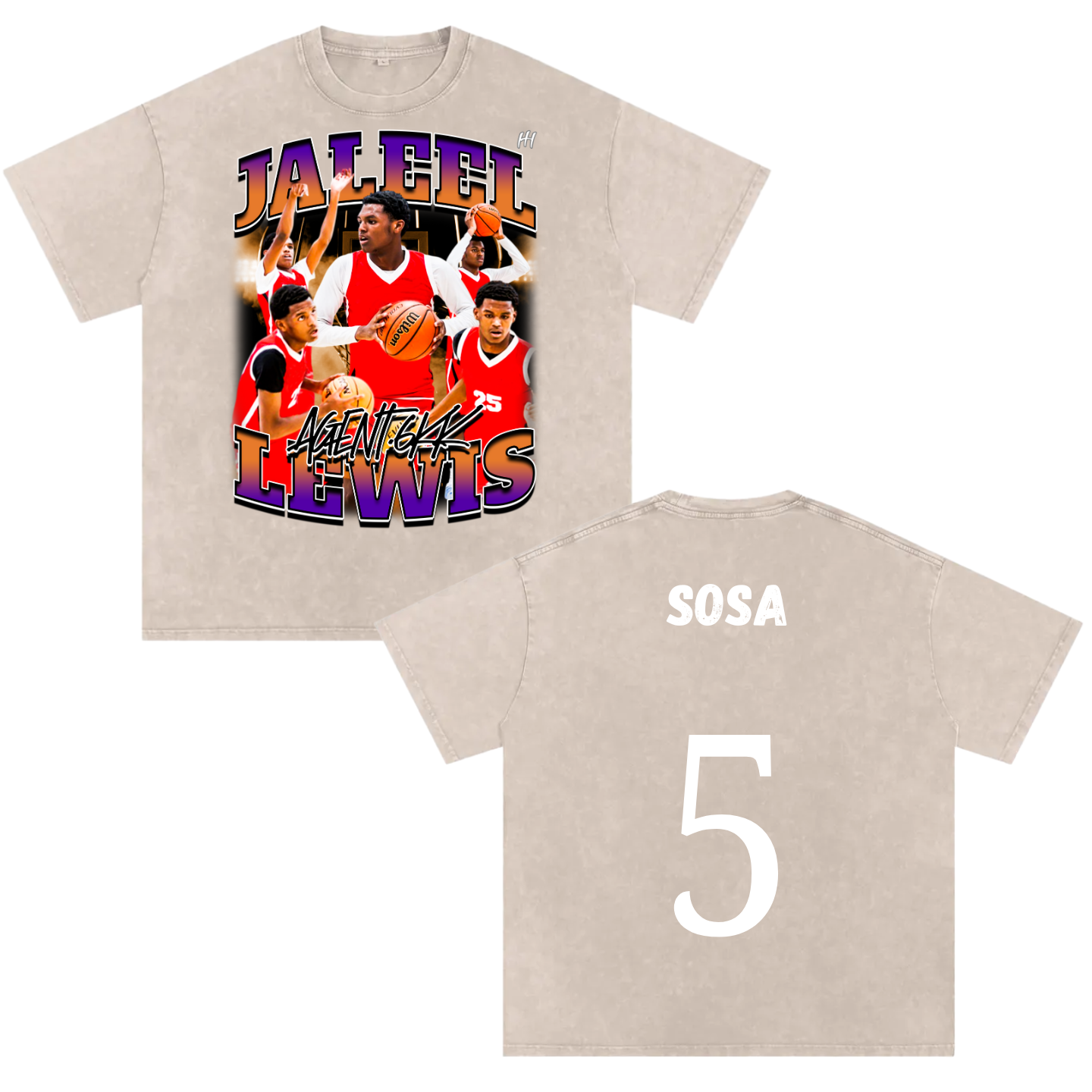 Jaleel Lewis  Heavyweight Oversized T-shirt