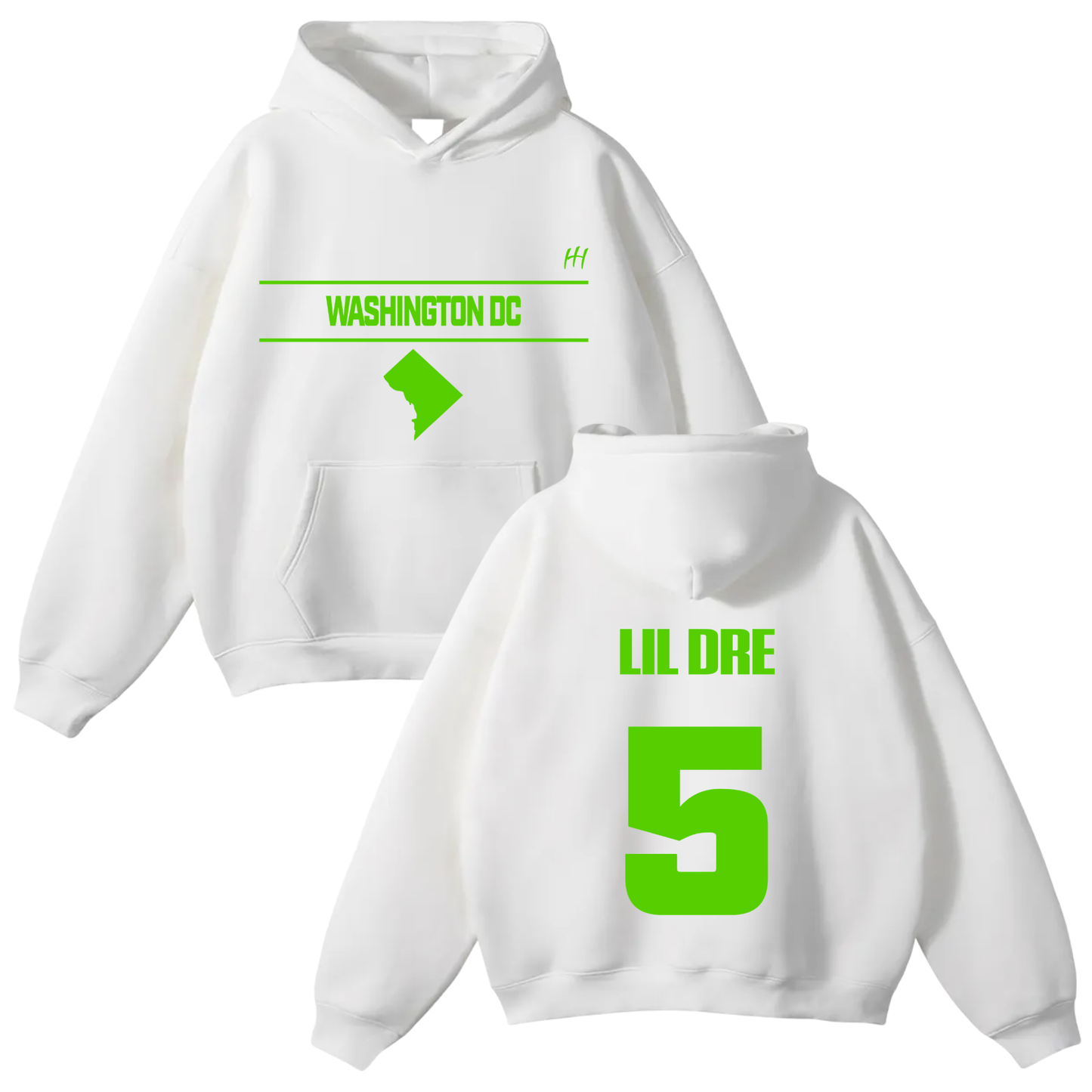 Deandre Downs Oversize Fleeced Hoodie