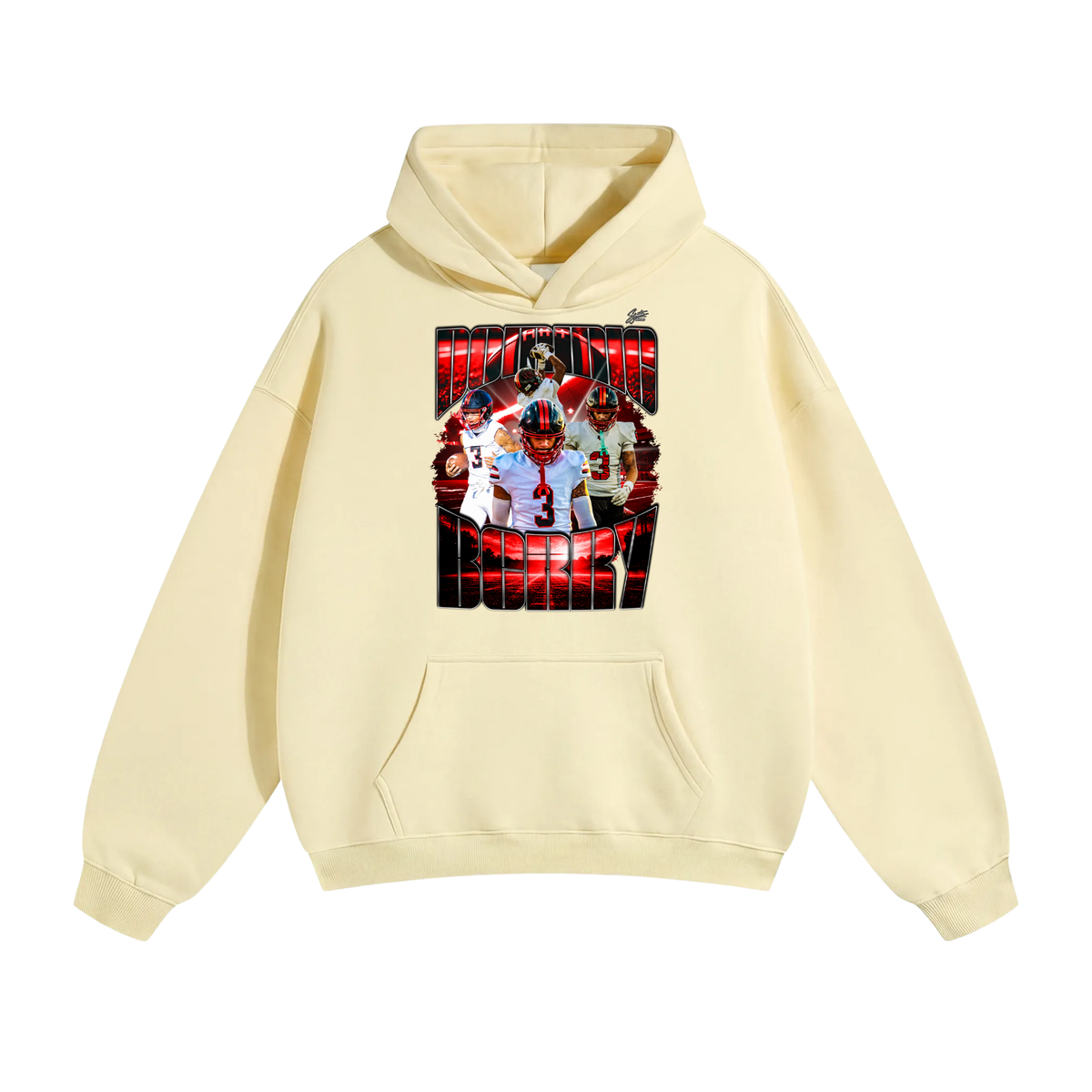 Dominic Berry Oversize Fleeced Hoodie