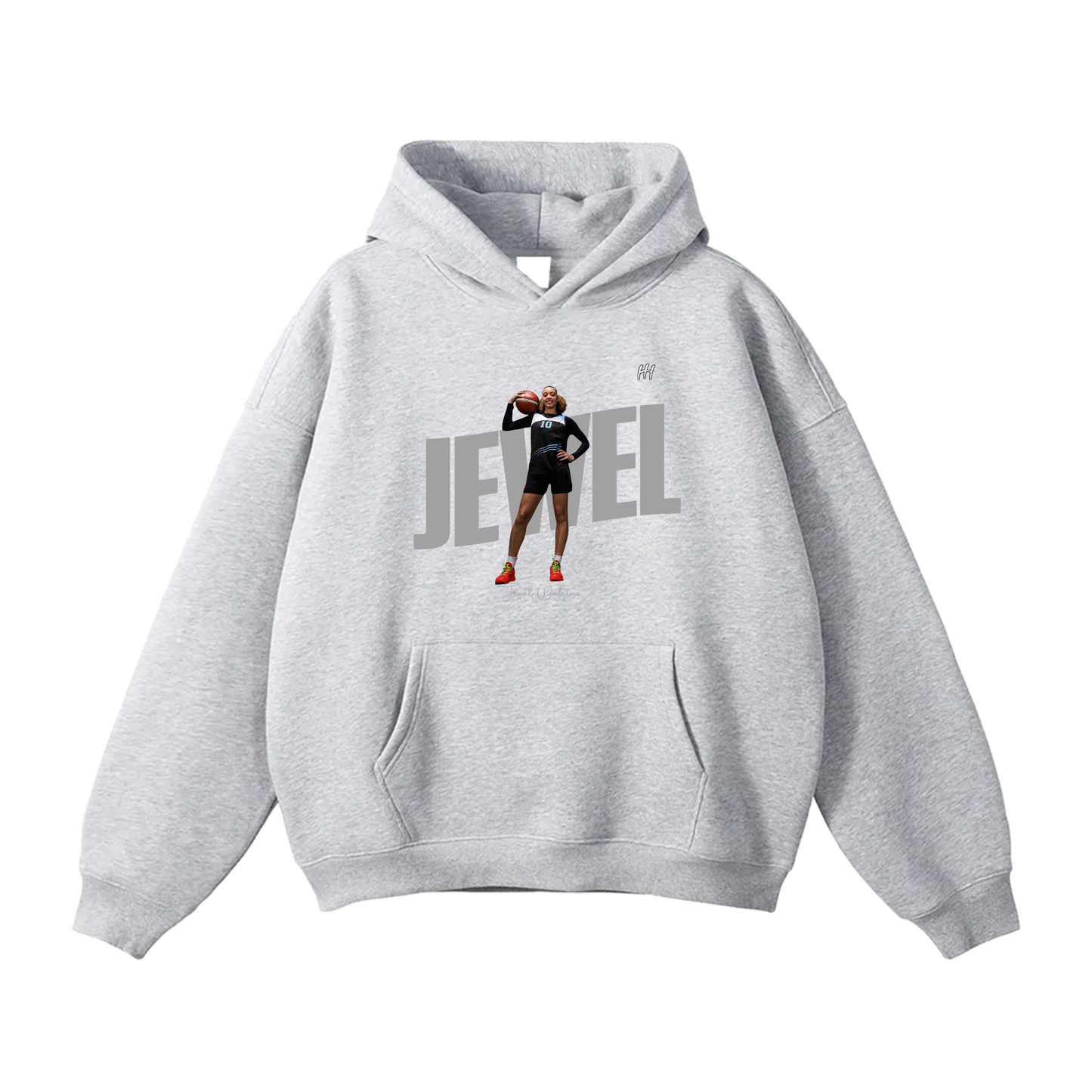 Jewel Watkins Oversize Fleeced Hoodie