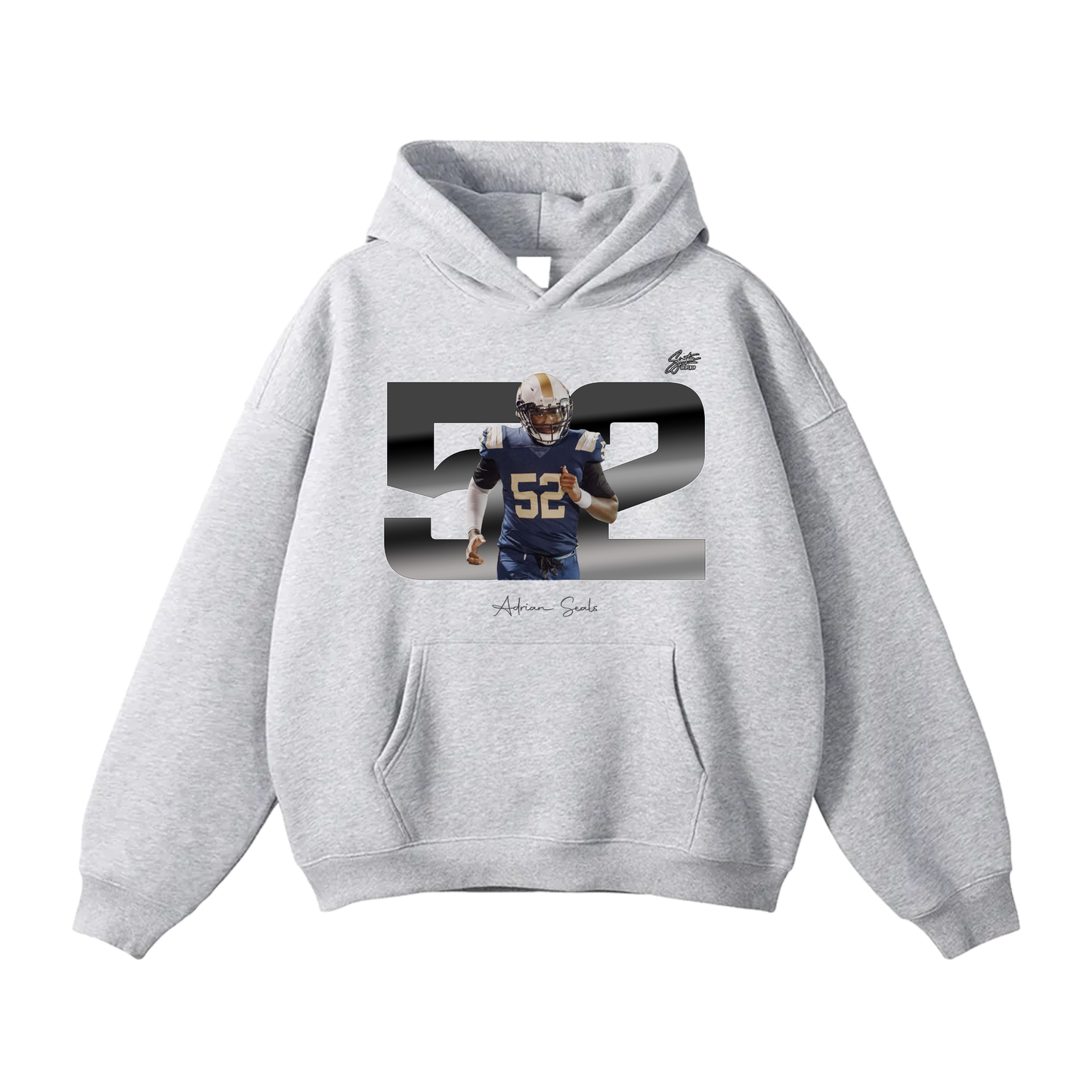 Adrian Seals Oversize Fleeced Hoodie