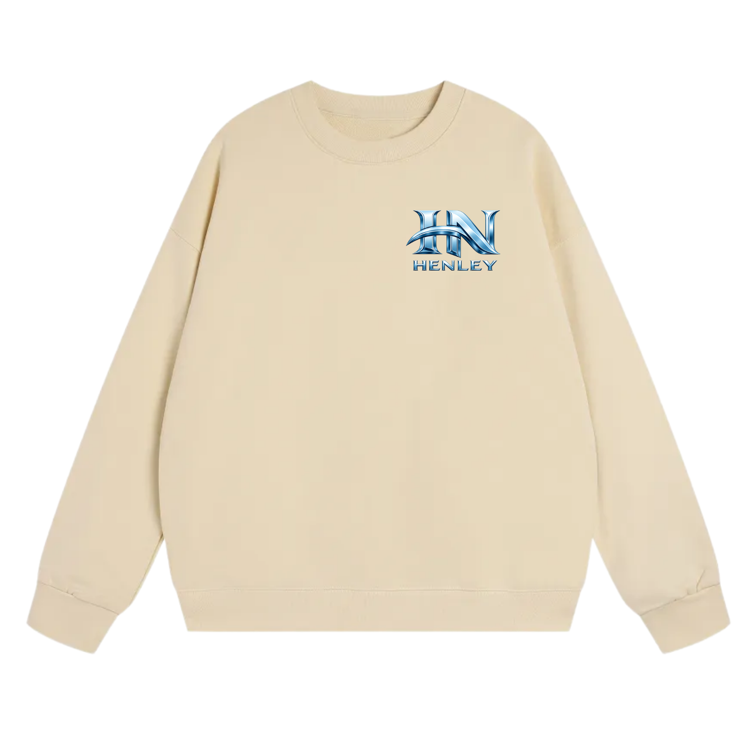 Bxnktellr Henley Heavyweight Crewneck Sweatshirt