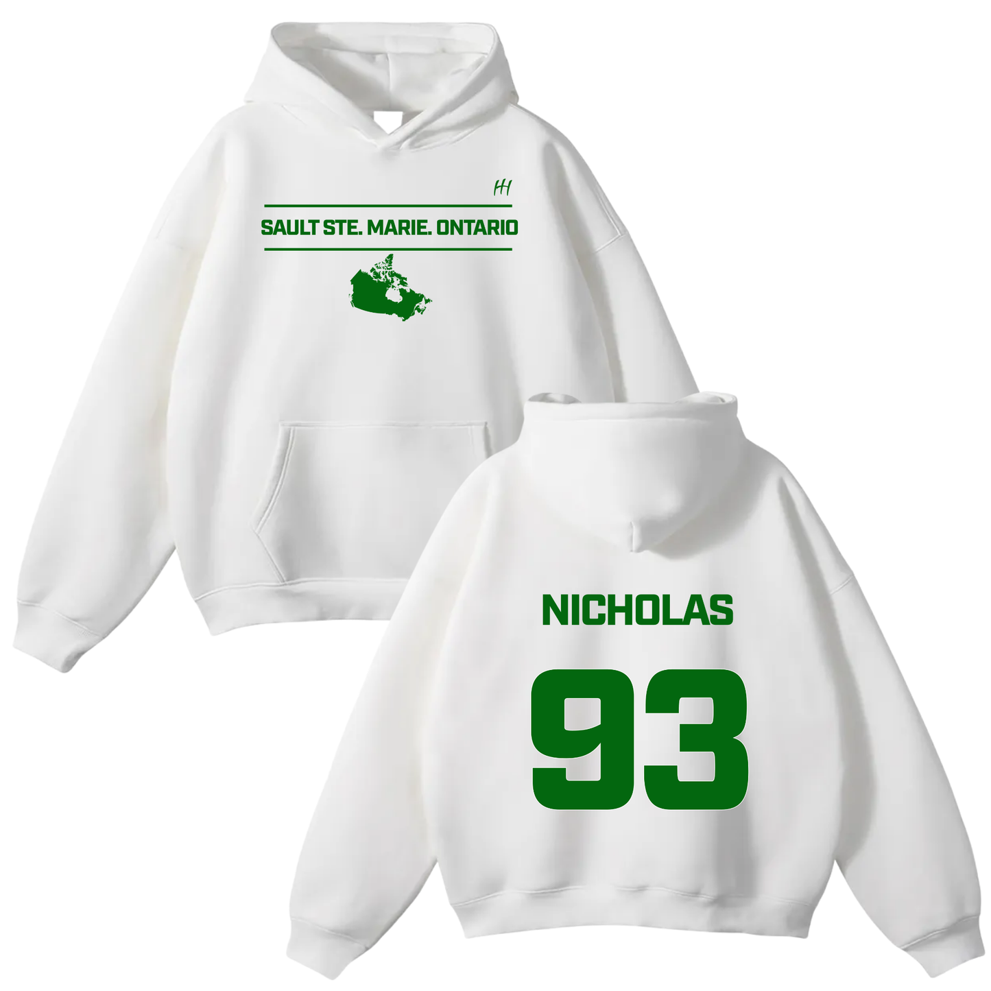 Nicholas Frank Carter Oversize Fleeced Hoodie