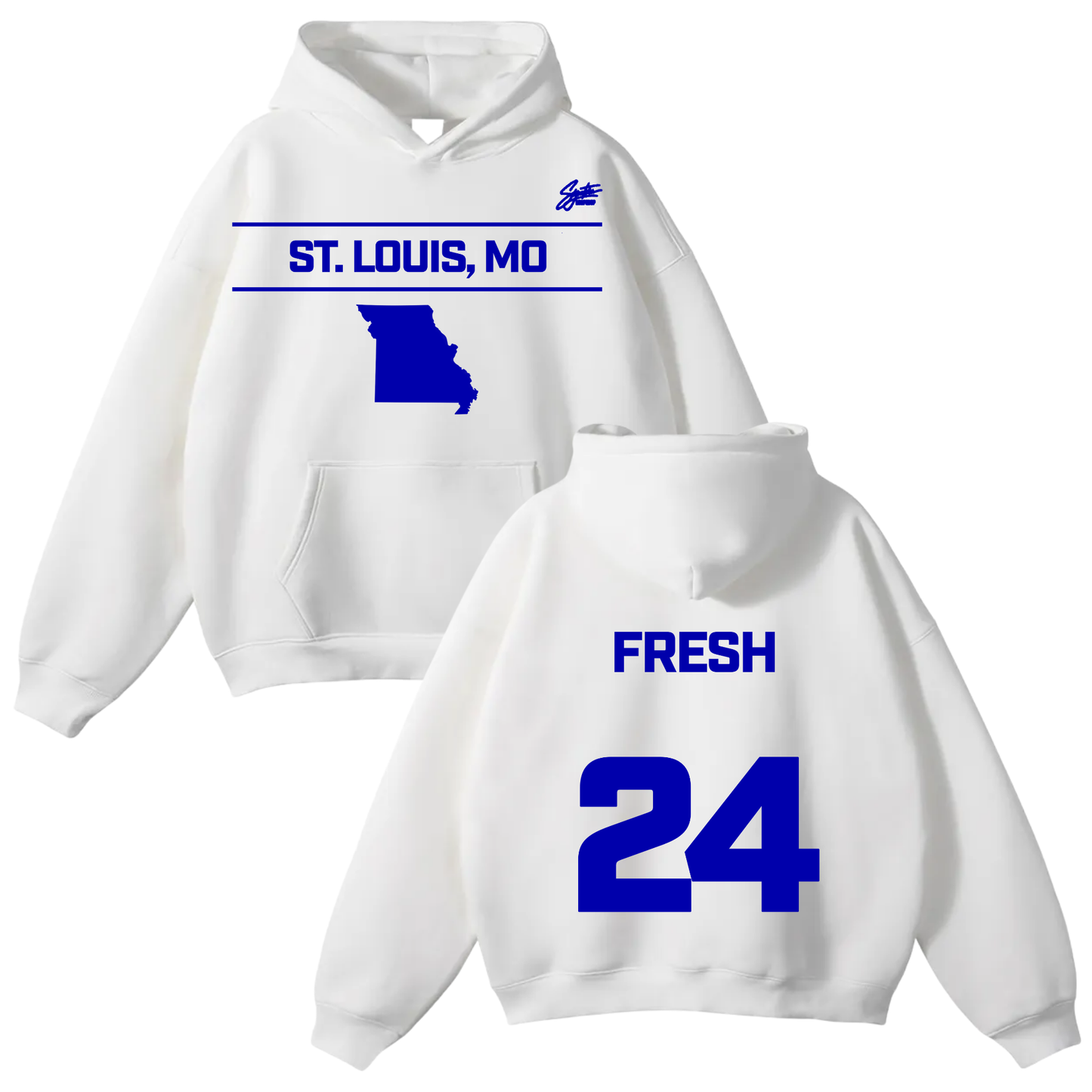 Manny Ellis Oversize Fleeced Hoodie