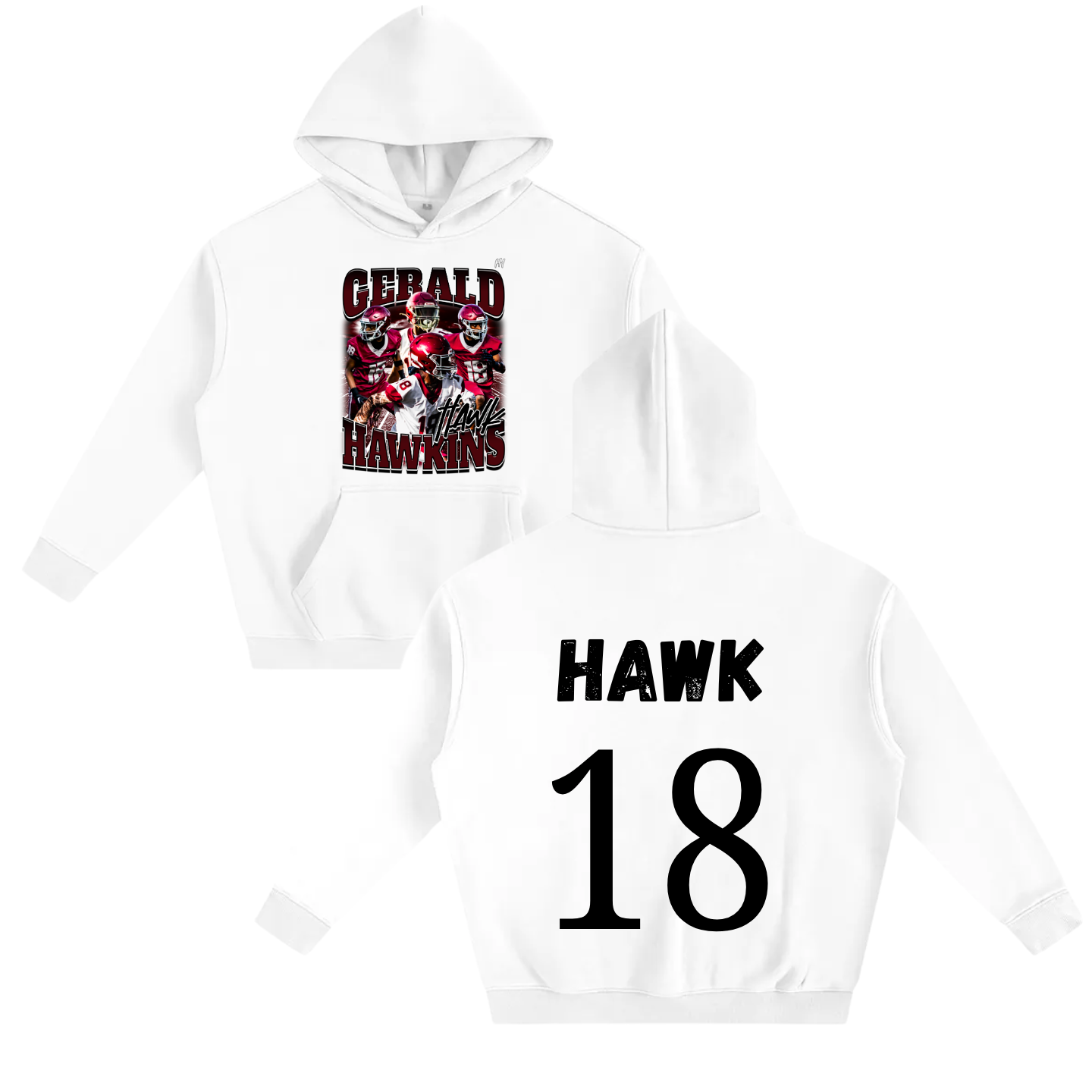 Gerald Hawkins Oversize Fleeced Hoodie