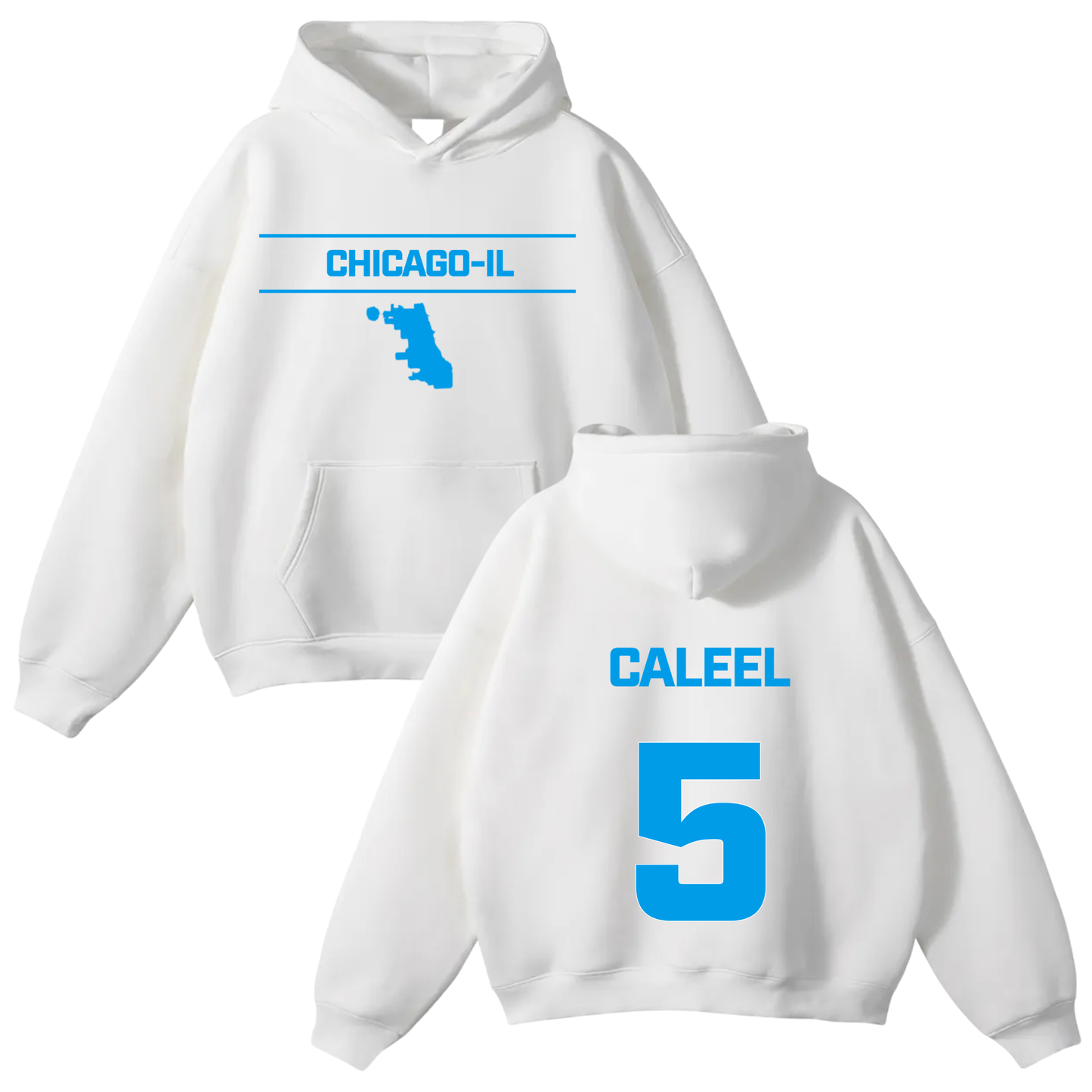 Caleel Price-Meneweather Oversize Fleeced Hoodie