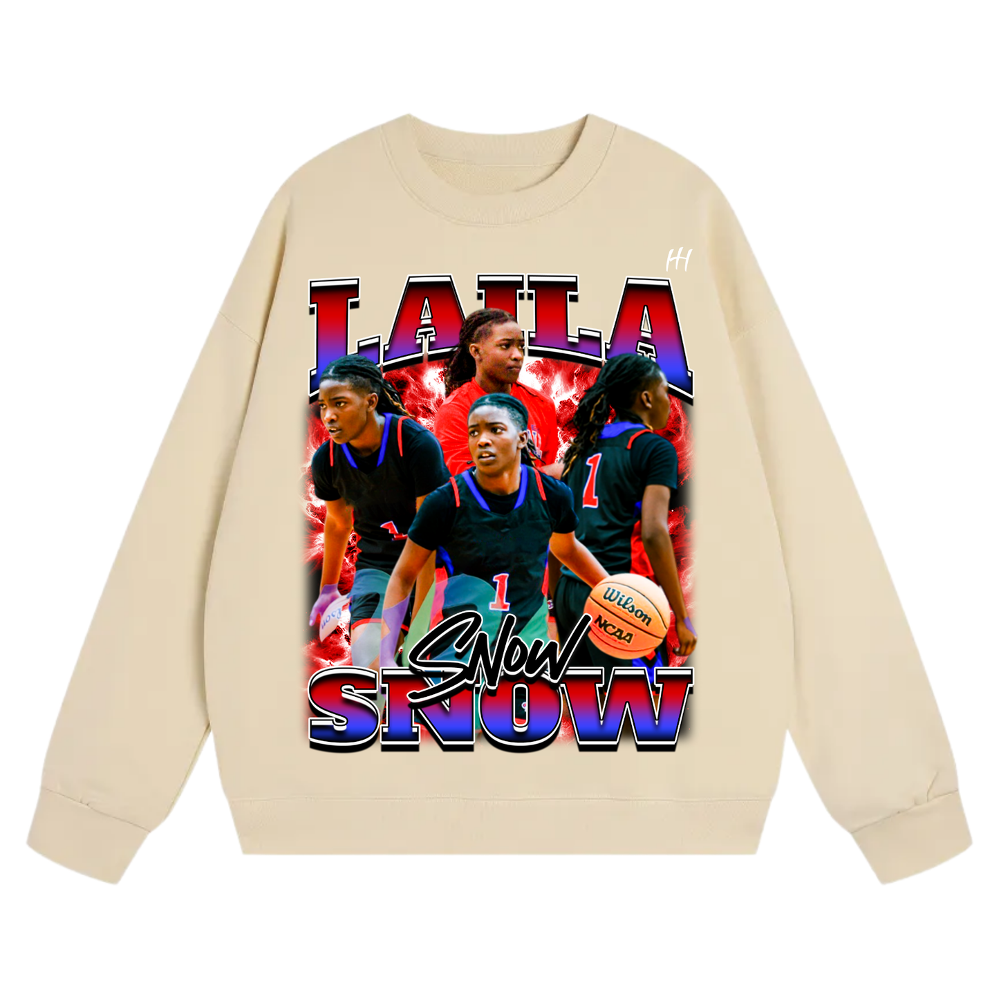 Laila Snow Heavyweight Crewneck Sweatshirt