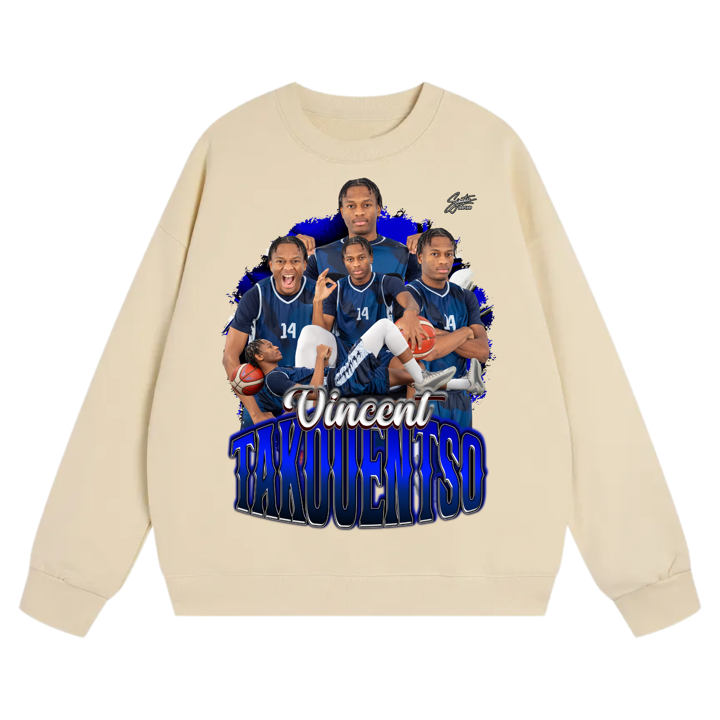 Vincent TAKOUENTSO Heavyweight Crewneck Sweatshirt
