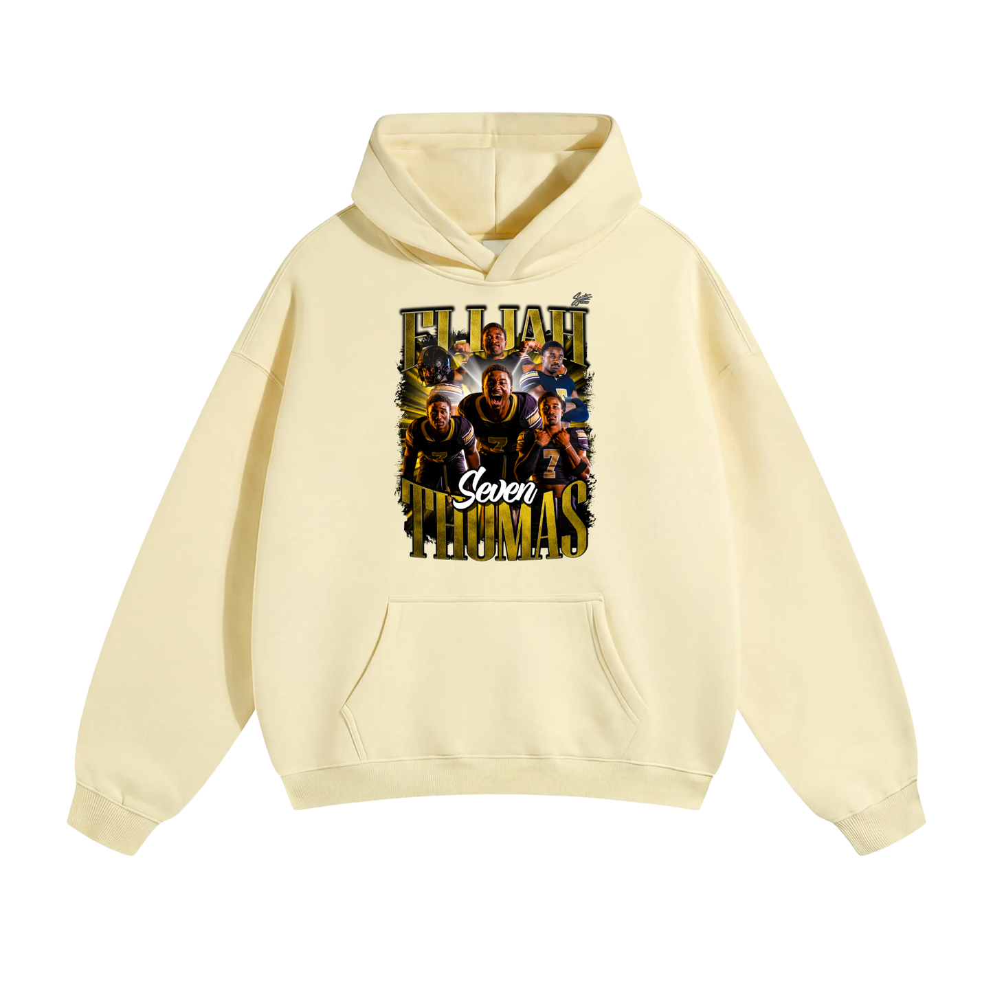 Elijah Thomas Oversize Fleeced Hoodie