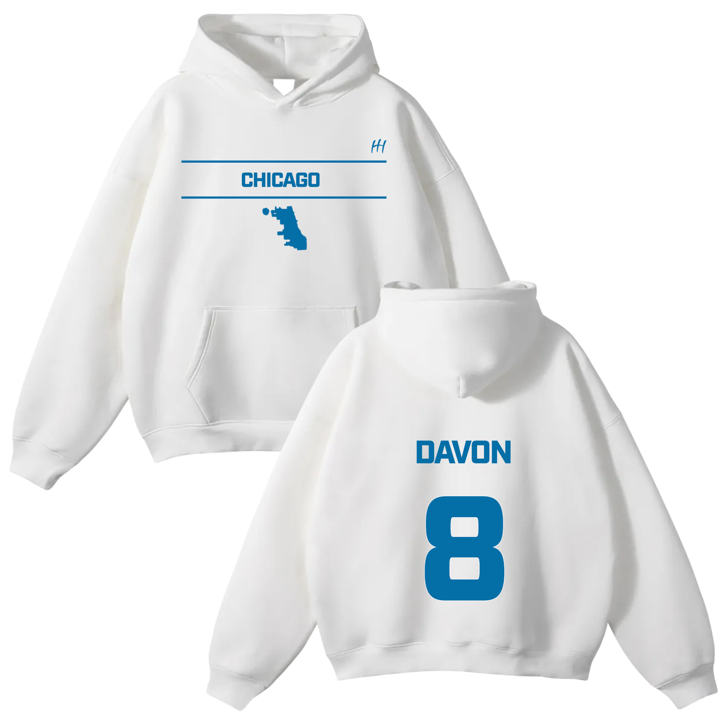 Davon Allen Oversize Fleeced Hoodie