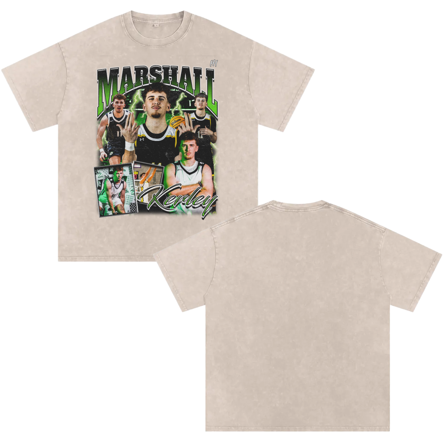 Marshall Kerley Heavyweight Oversized T-shirt